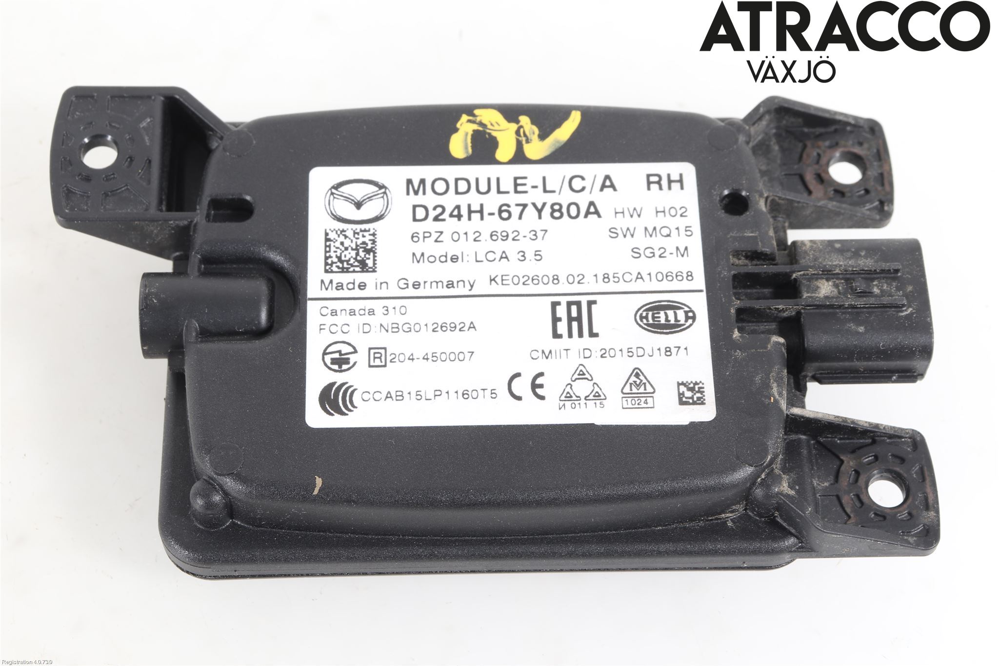 Mazda CX-3 Sensor Aktivt Kollisionsskydd