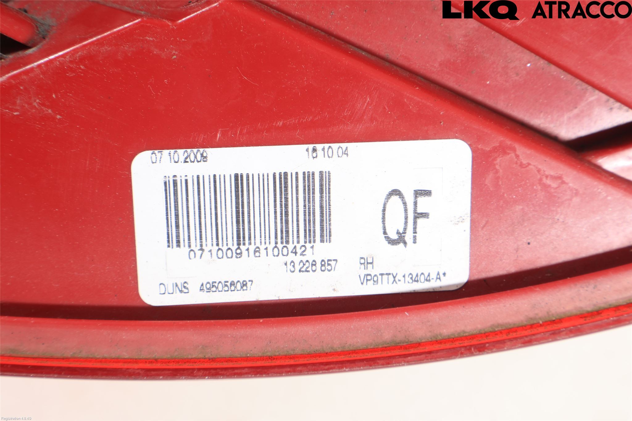 Opel INSIGNIA 09-16 Bakljus Höger