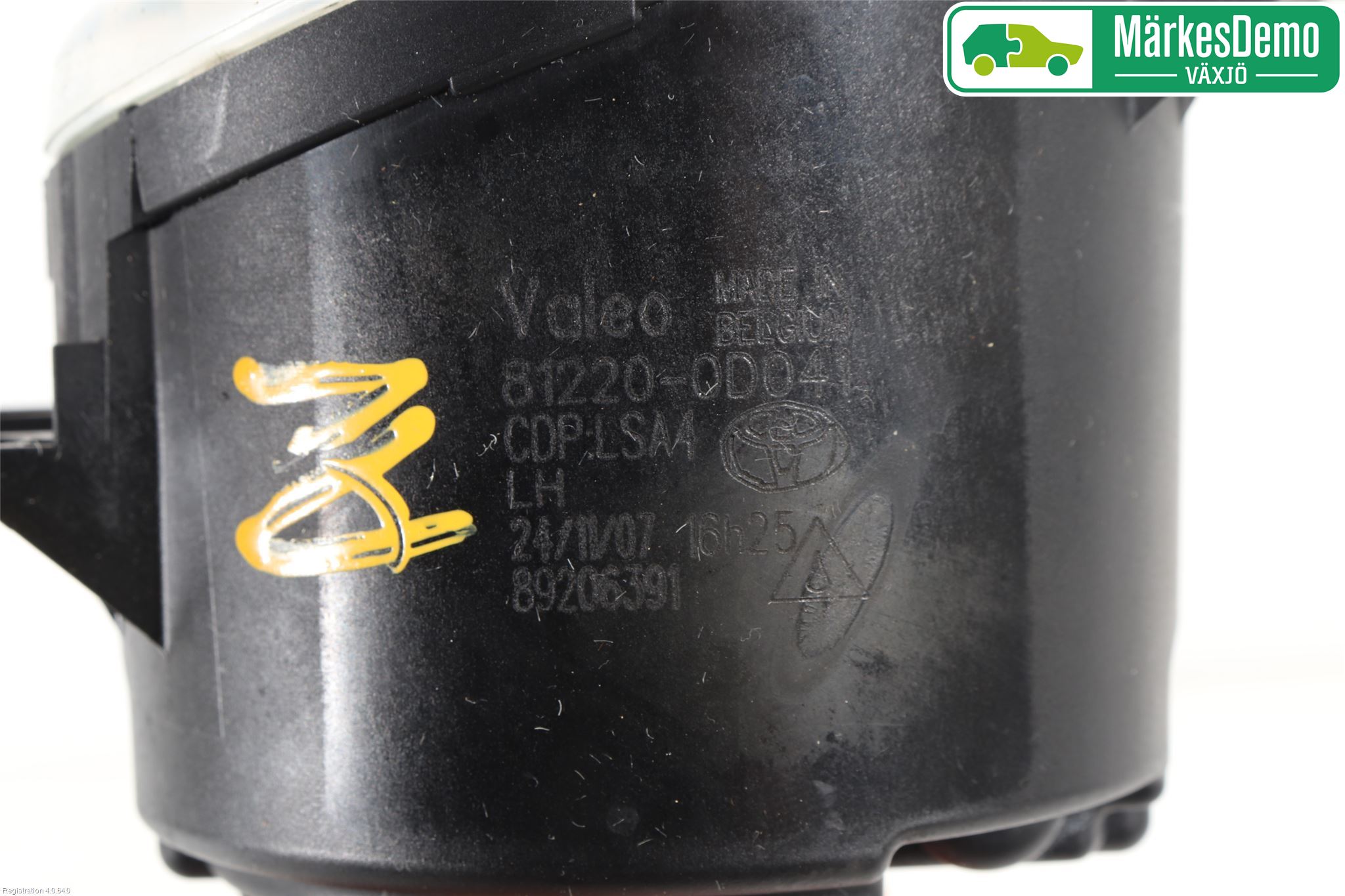 Toyota AVENSIS 07-08 Dimljus-Varselljus Fram