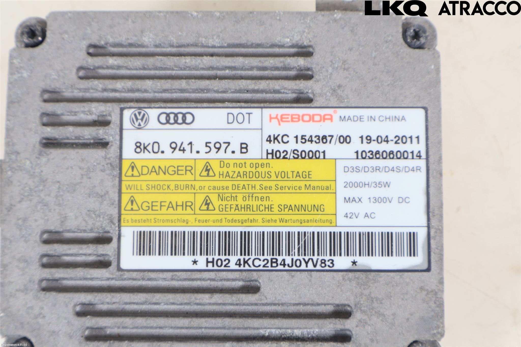 Volkswagen VW PASSAT 11-14 Styrenhet Strålkastare