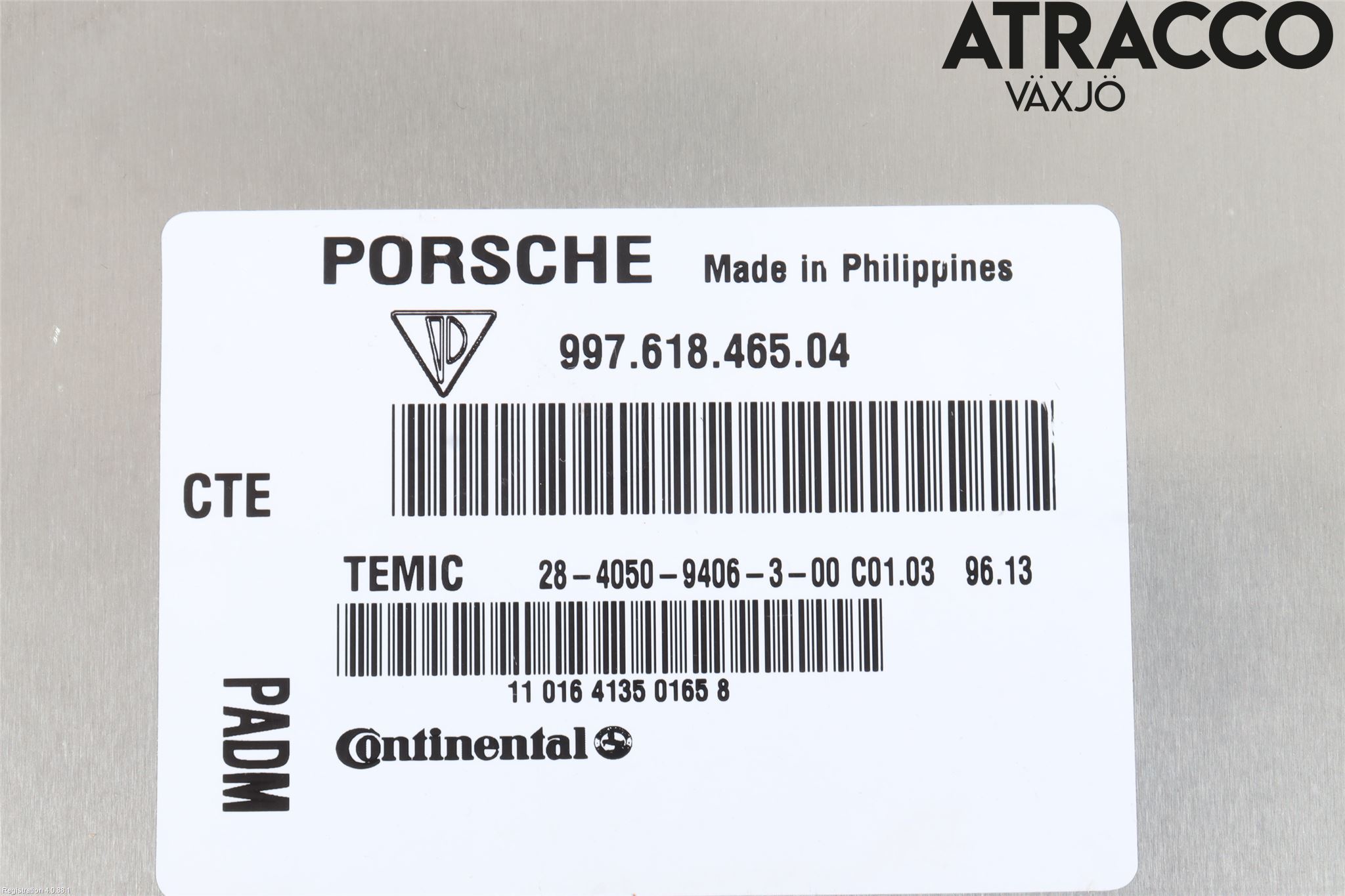 Porsche 911 (997) 05-12 Styrenhet Övrigt