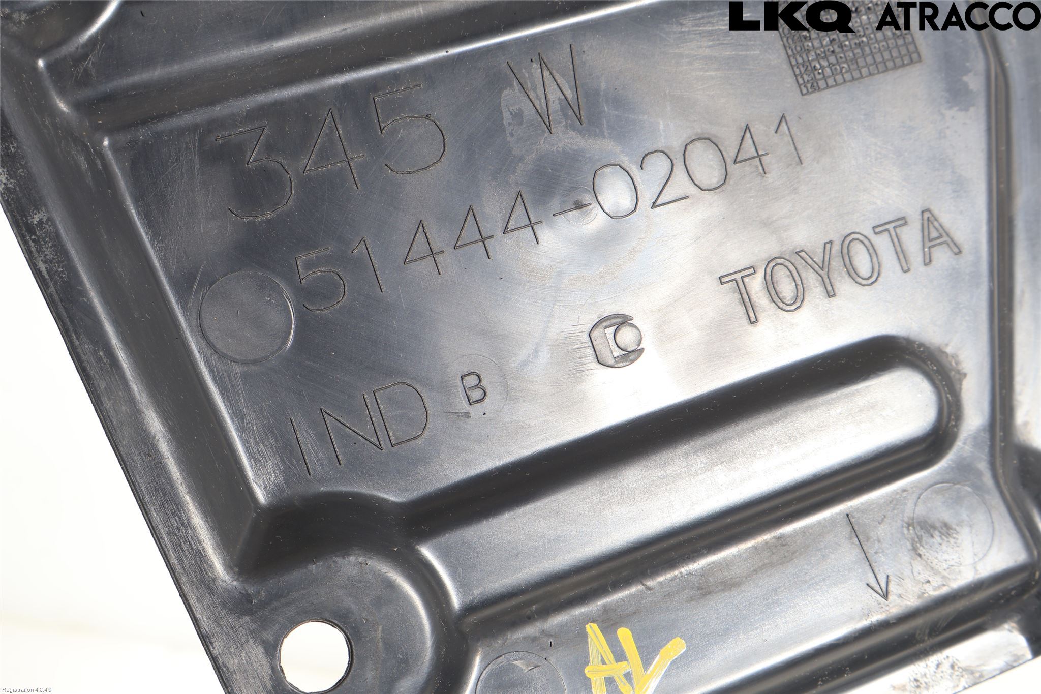 Toyota AURIS 13-19 Hasplåt Plåt-Plast
