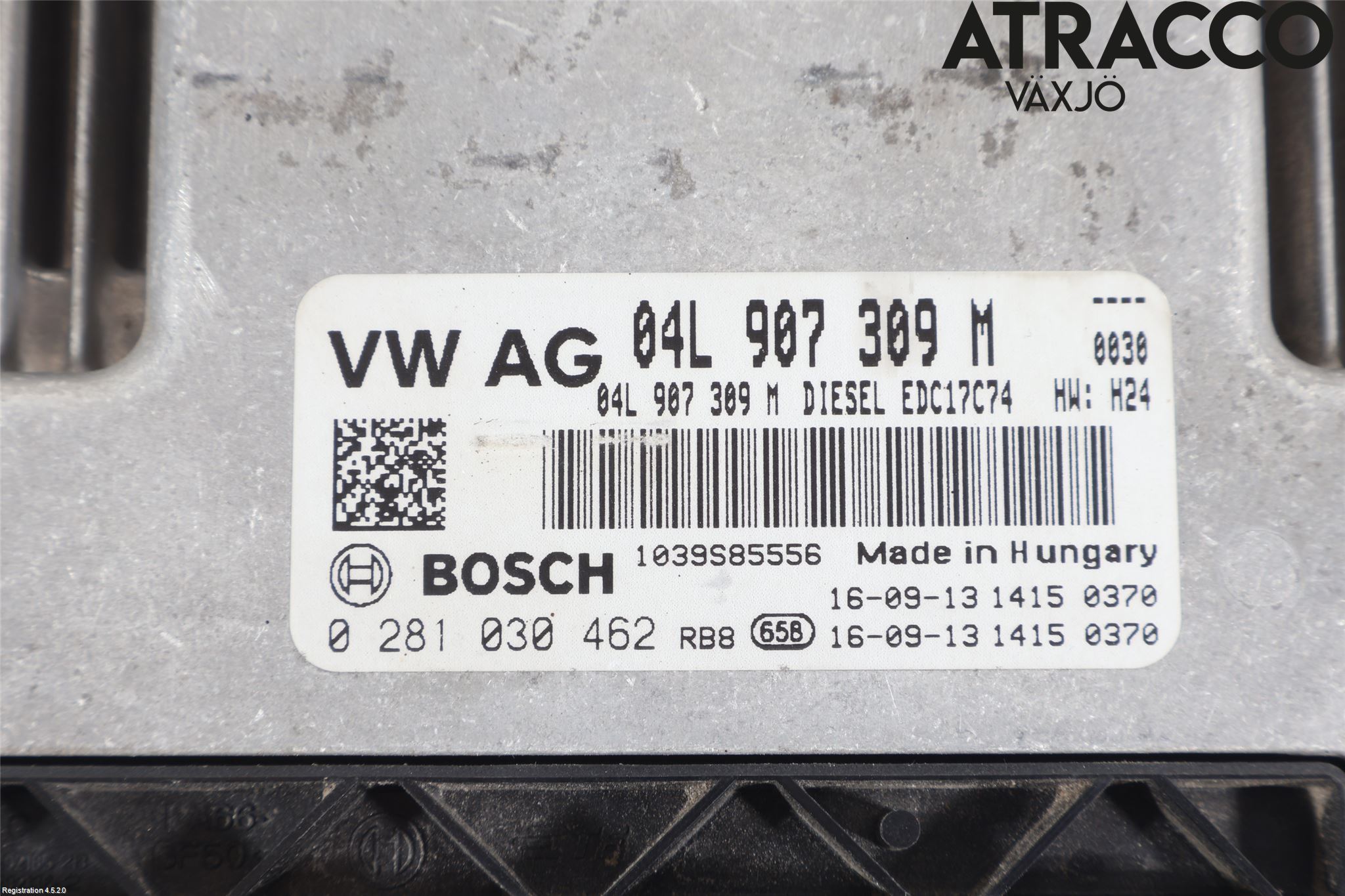 Volkswagen VW PASSAT 15-19 Styrenhet Inspump Diesel