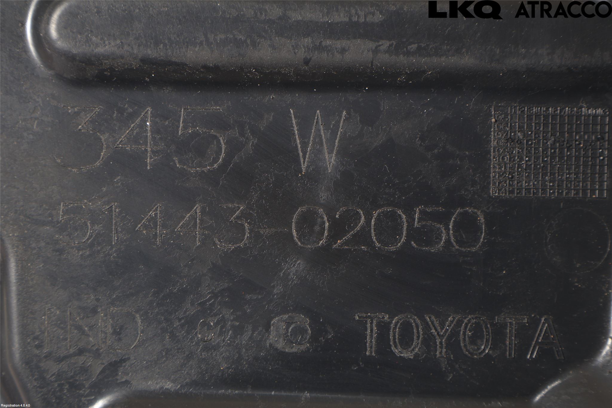 Toyota AURIS 13-19 Hasplåt Plåt-Plast