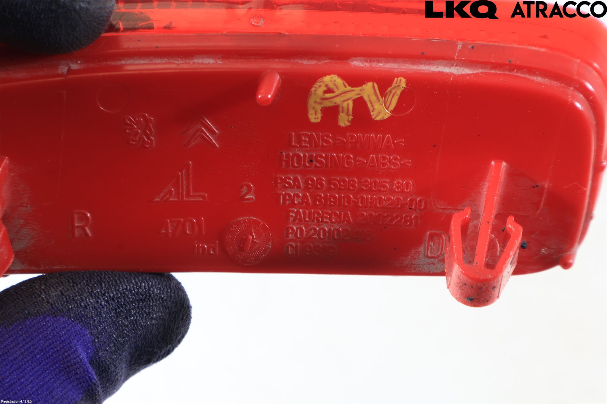 Toyota PROACE II 16- Dimljus/Reflex Bak