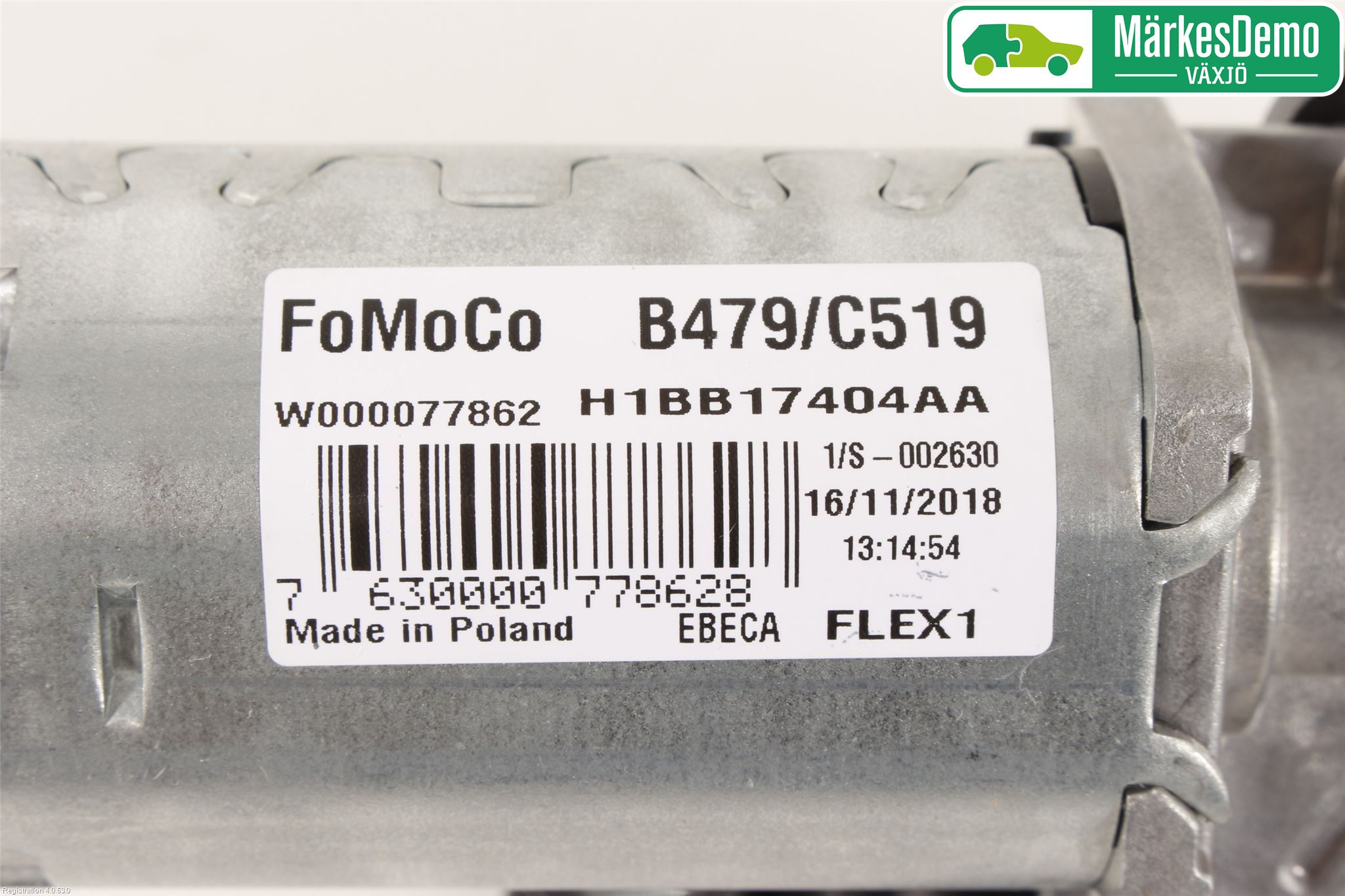 Ford FIESTA (VII) 18-23 Torkarmotor Baklucka