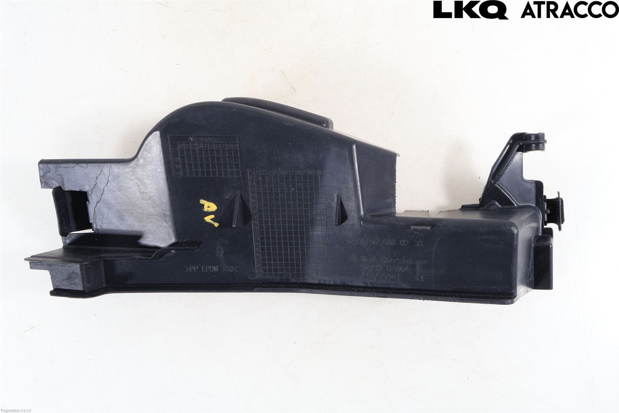 Mercedes-Benz MB GLA-KLASS (X156) 13-20 Deflektor Plåt-Plast Kylning