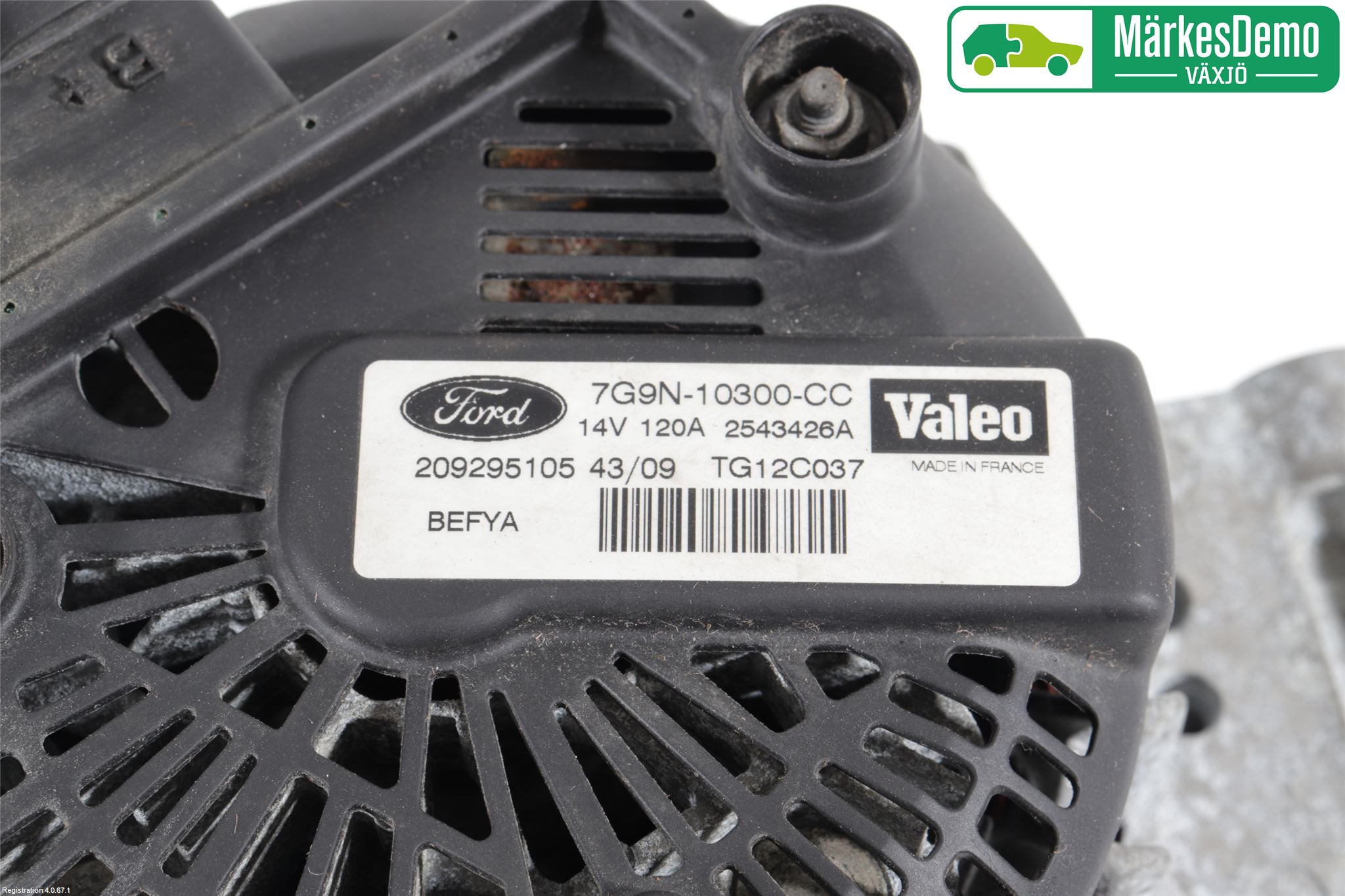 Ford FIESTA 09-12 Generator