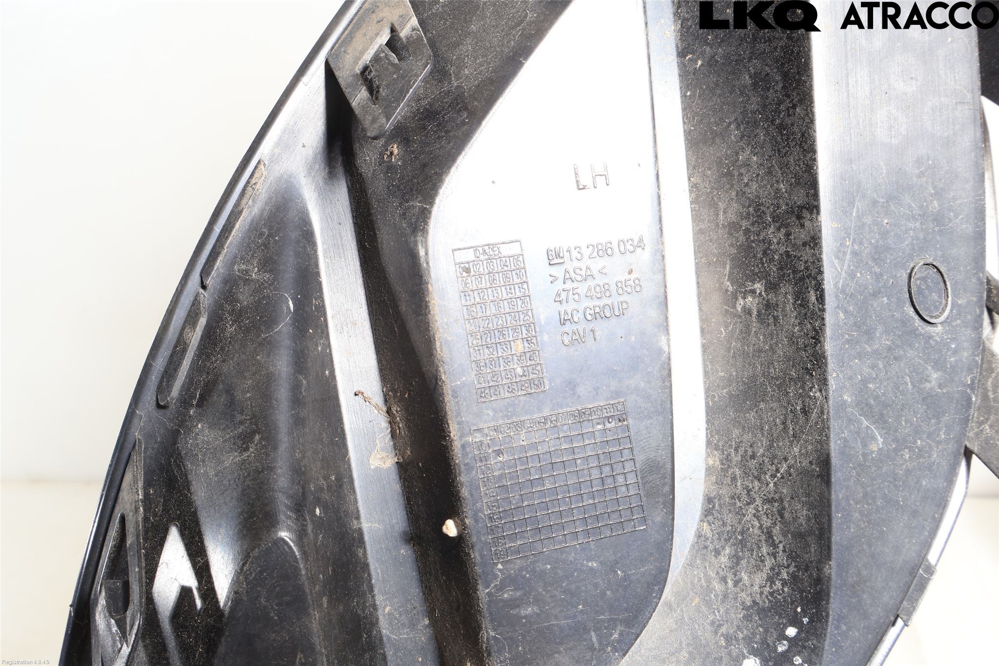 Opel CORSA D 07-14 Dimljussarg Fram