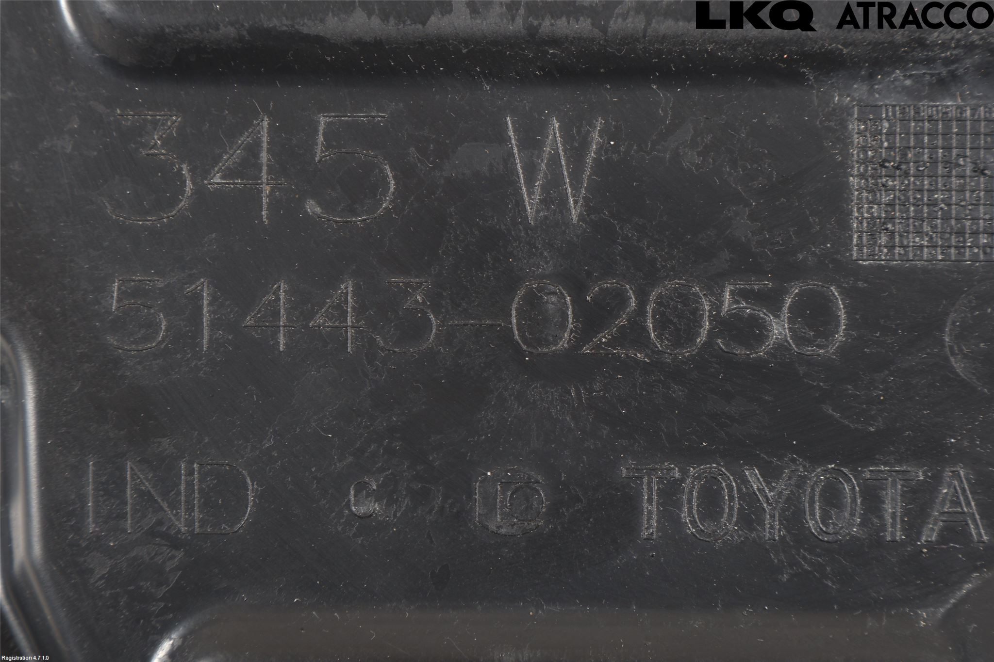 Toyota AURIS 13-19 Hasplåt Plåt-Plast