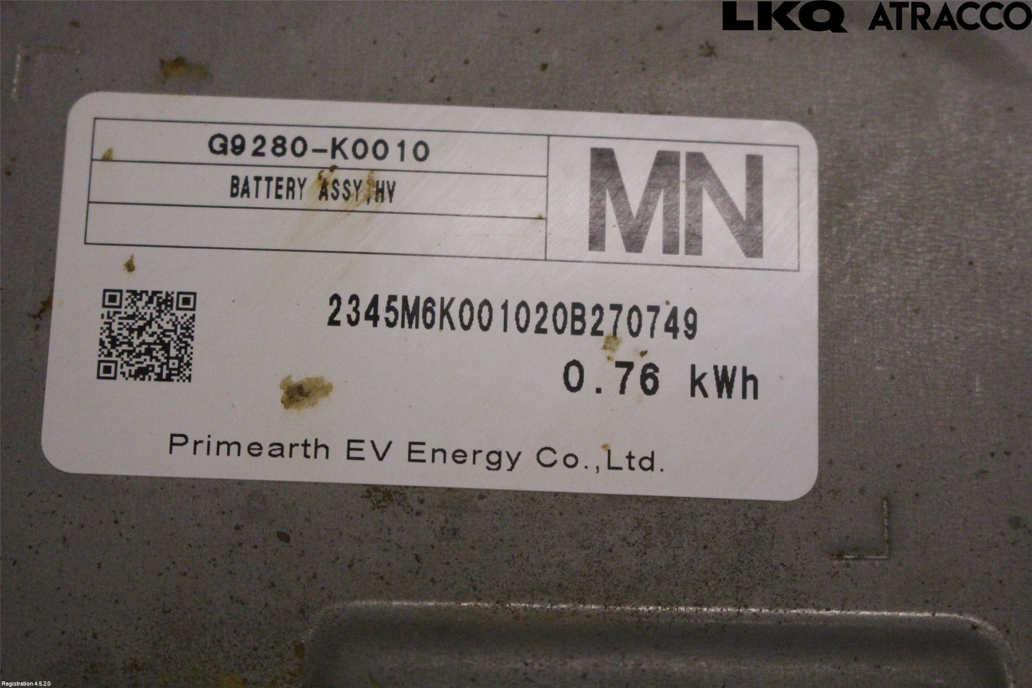 Toyota YARIS XP21 20- Batteri Högspänning