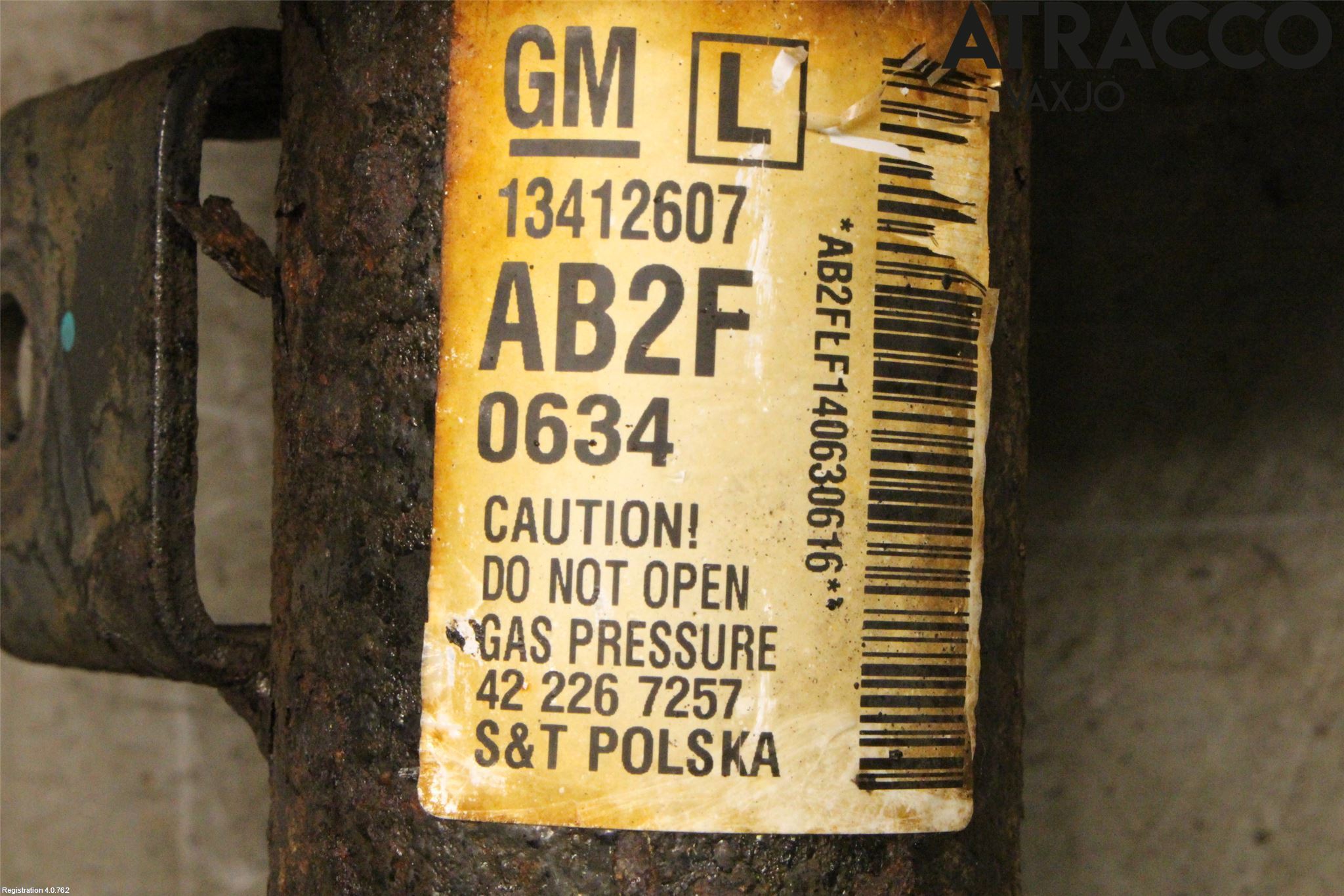 Opel ASTRA J 10-15 Fjäderben Fram Vänster