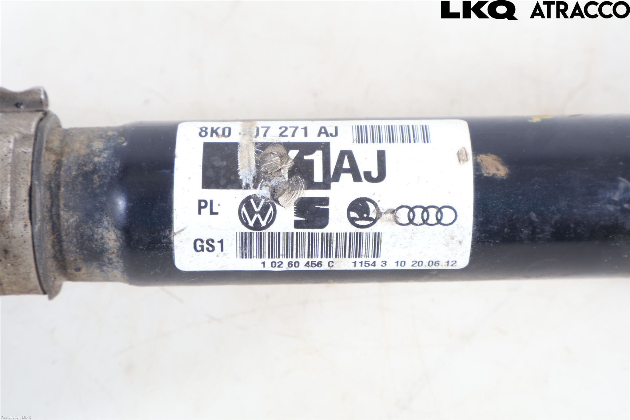 Audi A5 07-16 Drivaxel Fram Höger