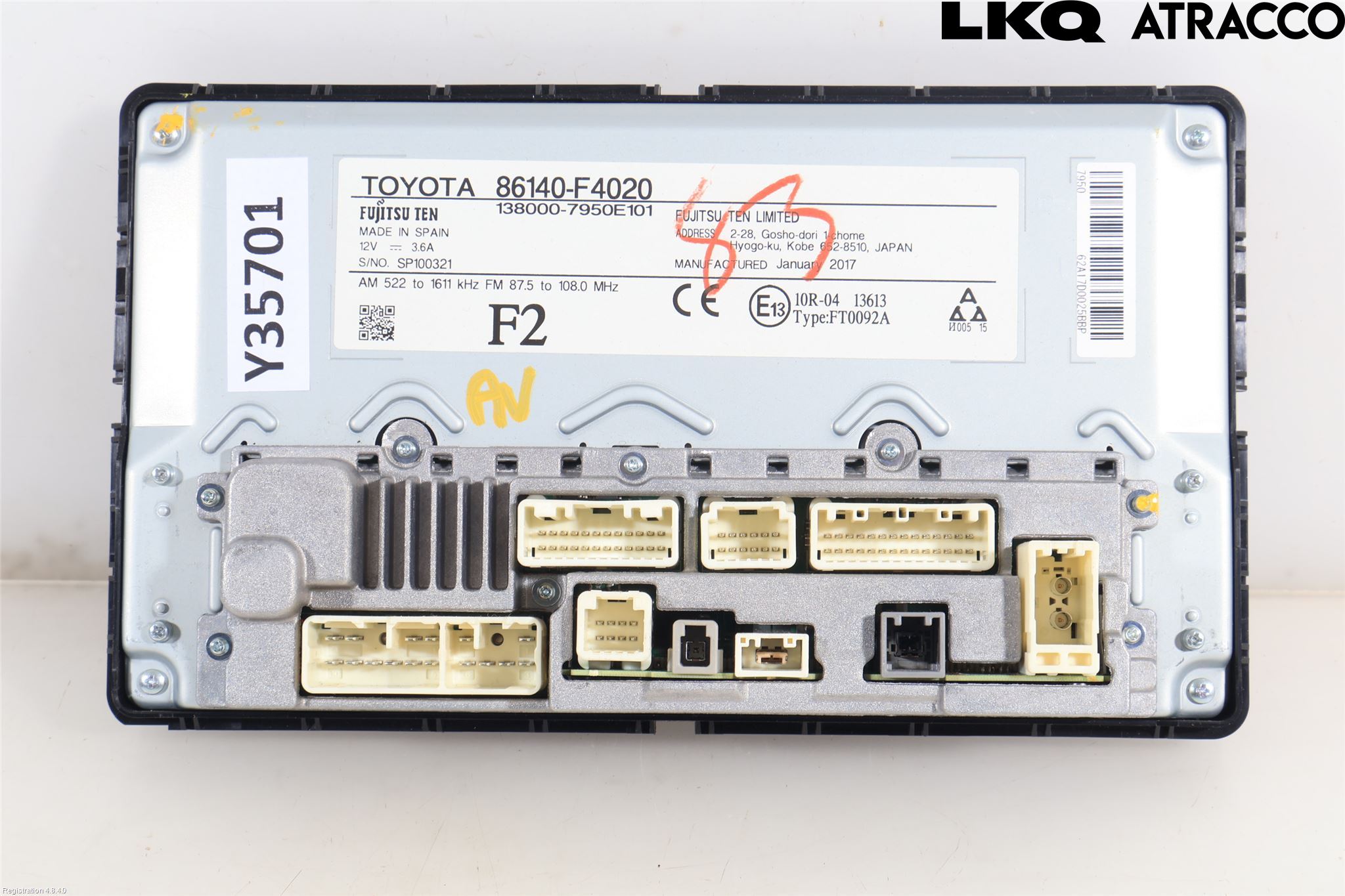 Toyota C-HR 16-23 Cd Radio - Multimediapanel