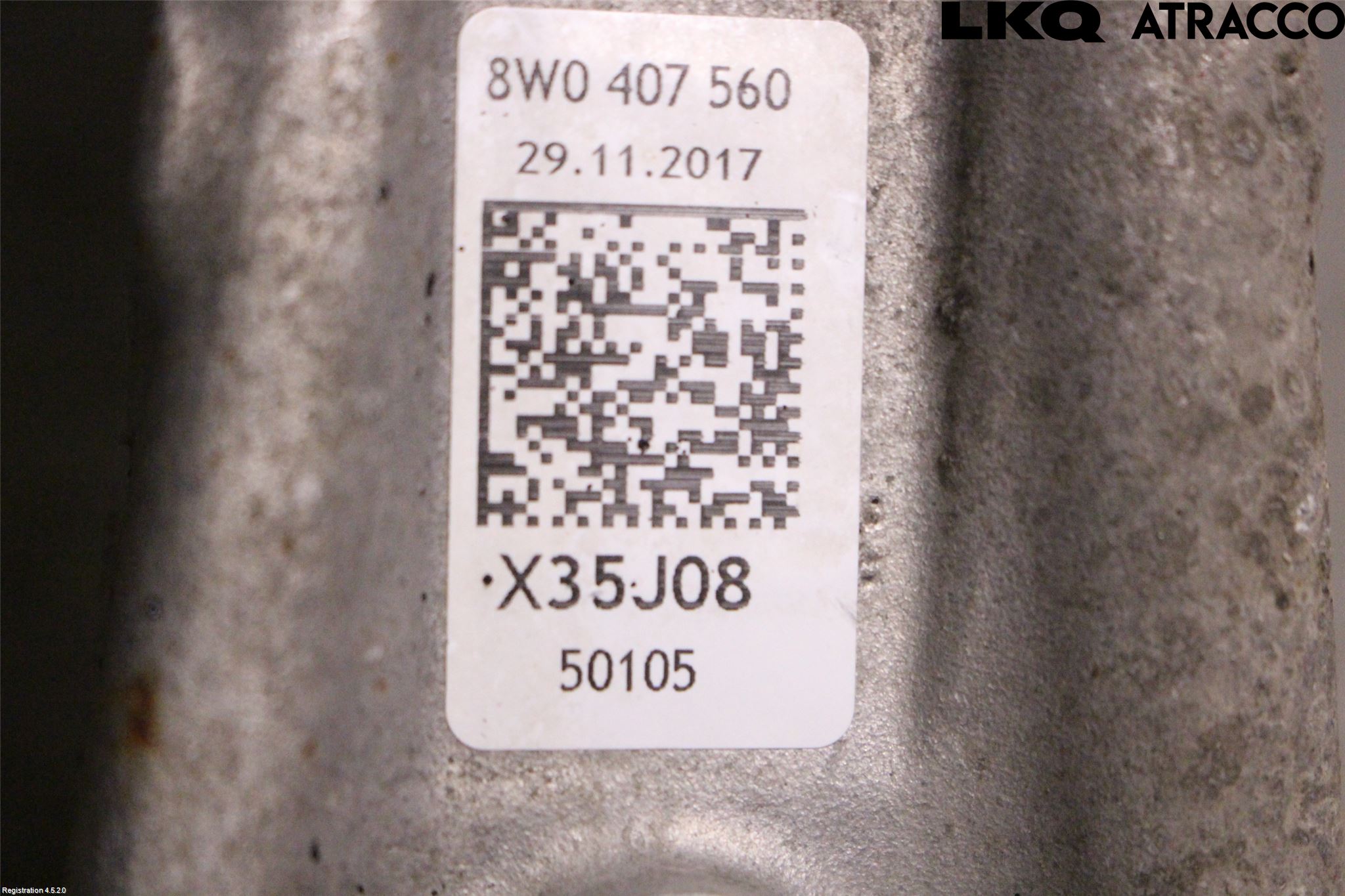 Audi A5 17- Styrspindel Lagerhus Hö