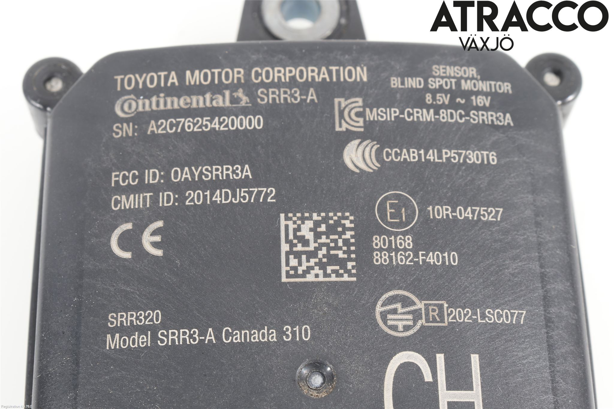Toyota C-HR 16-23 Sensor Aktivt Kollisionsskydd