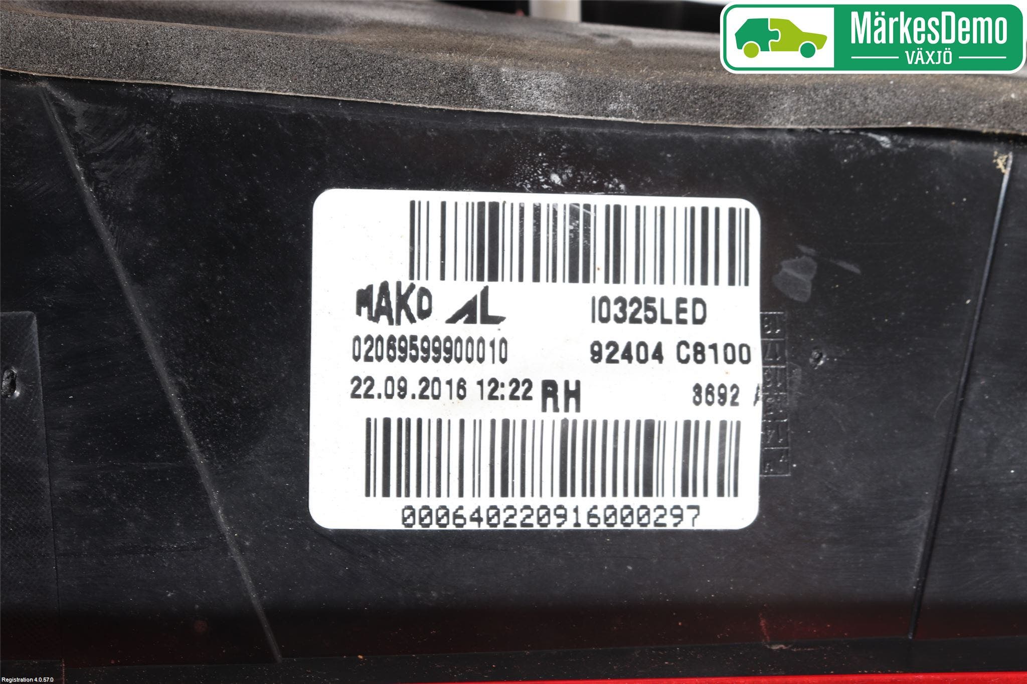 Hyundai i20 GB 15-20 Bakljus Lucka Hö