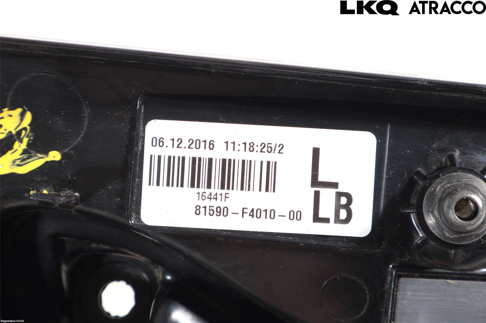 Toyota C-HR 16-23 Bakljus Lucka Vä