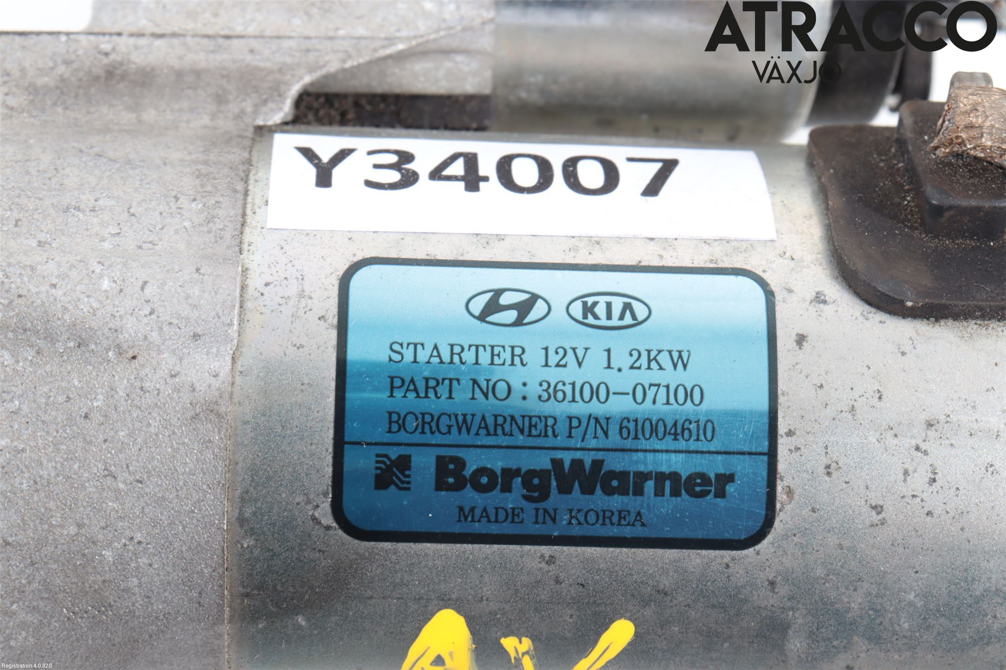 Hyundai i10 LA 20- Startmotor