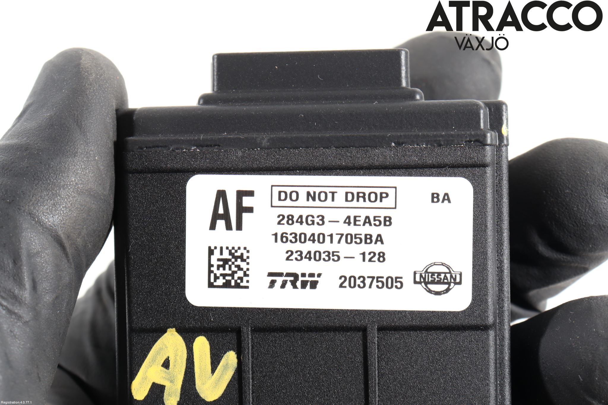 Nissan QASHQAI 14-17 Sensor Aktivt Kollisionsskydd