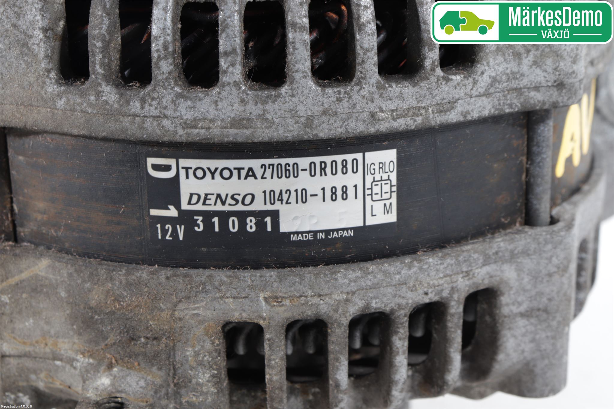 Toyota AVENSIS 09-15 Generator