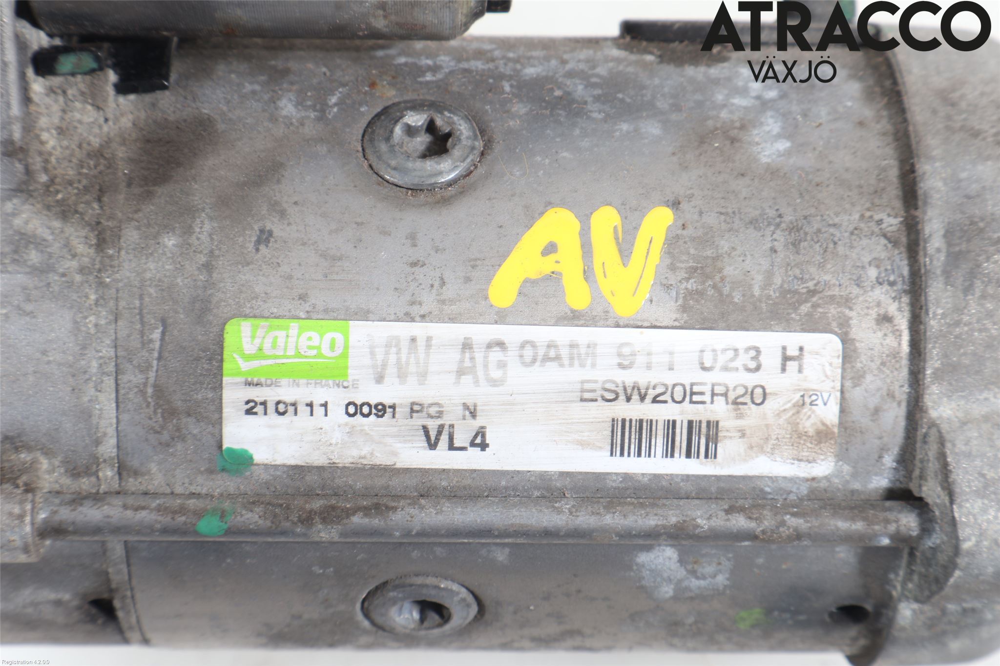 Volkswagen VW GOLF VI 09-13 Startmotor Diesel