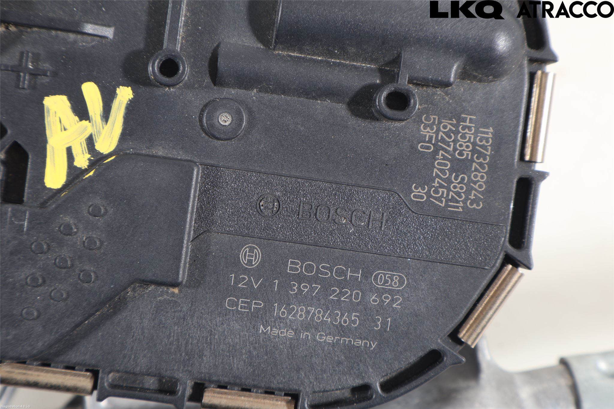 Audi A4/S4 B9 16-19 Torkarmekanism Vindruta