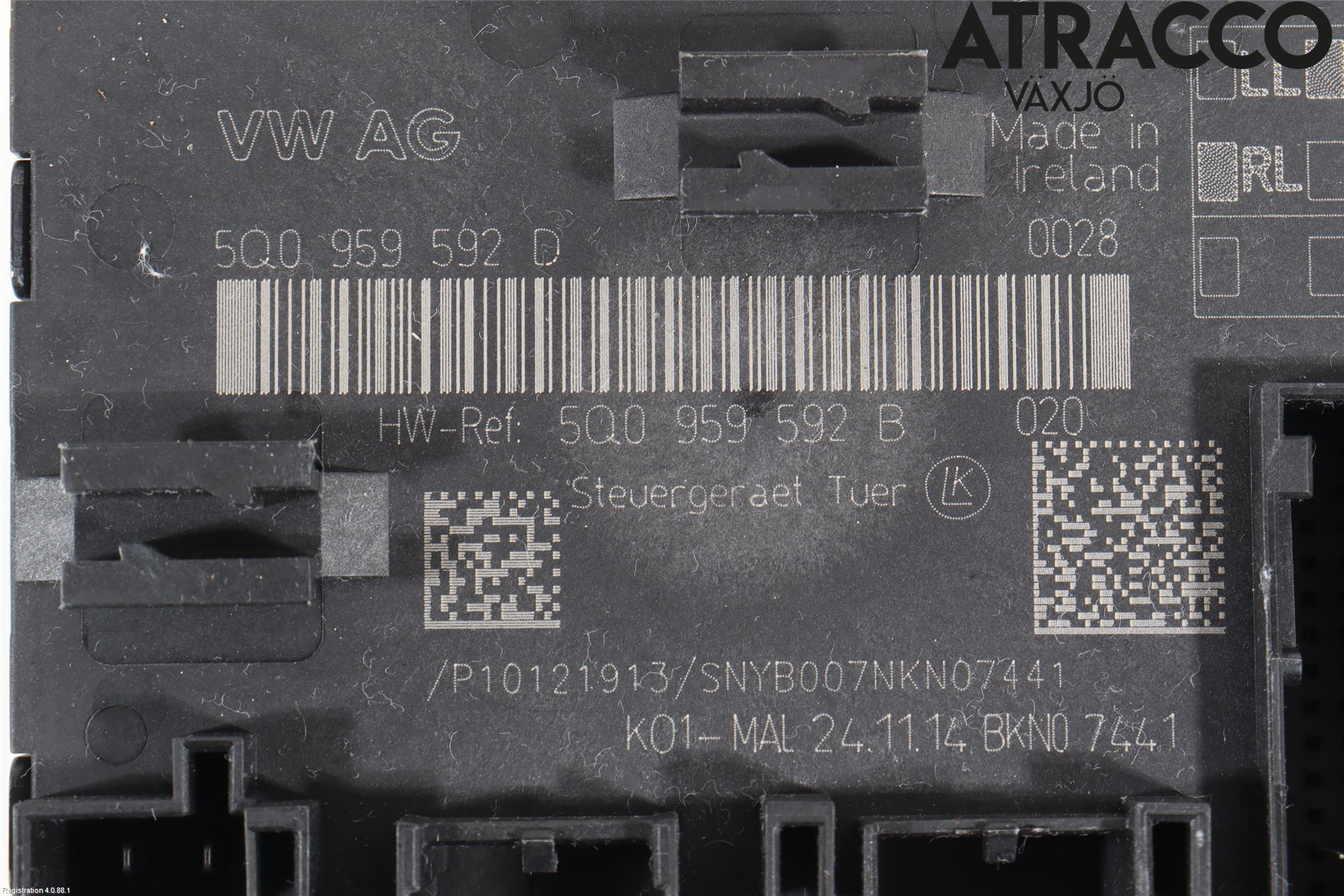 Volkswagen VW PASSAT 15-19 Styrenhet Dörr