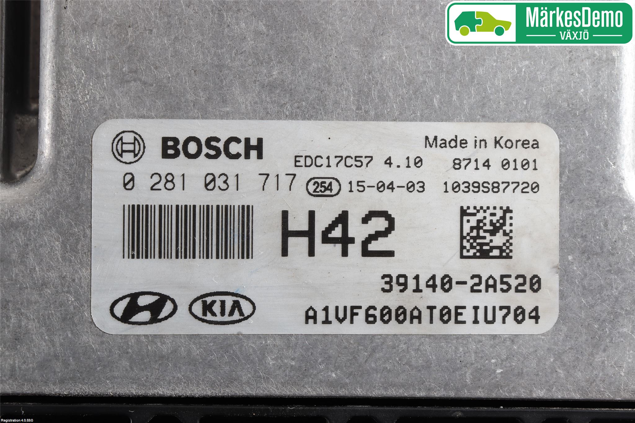 Hyundai i40 08-15 Styrenhet Insprut Bensin