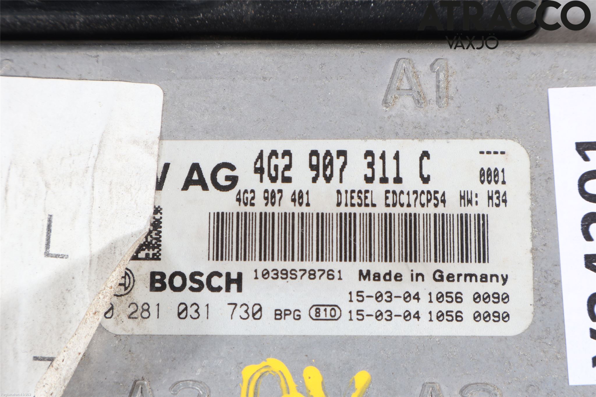 Audi A6 ALLROAD 12-18 Styrenhet Inspump Diesel