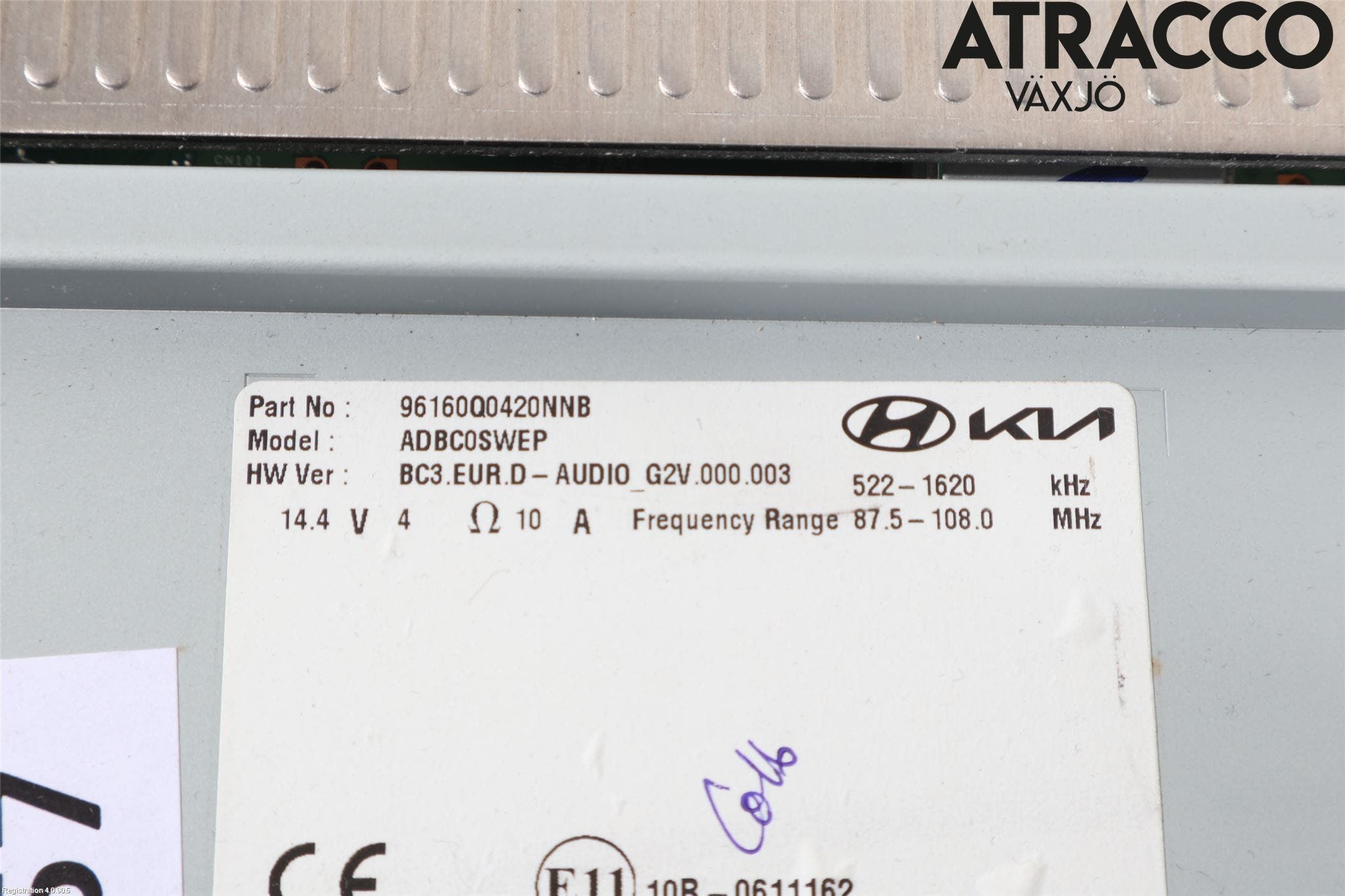 Hyundai BAYON BC3 21- Cd Radio - Multimediapanel