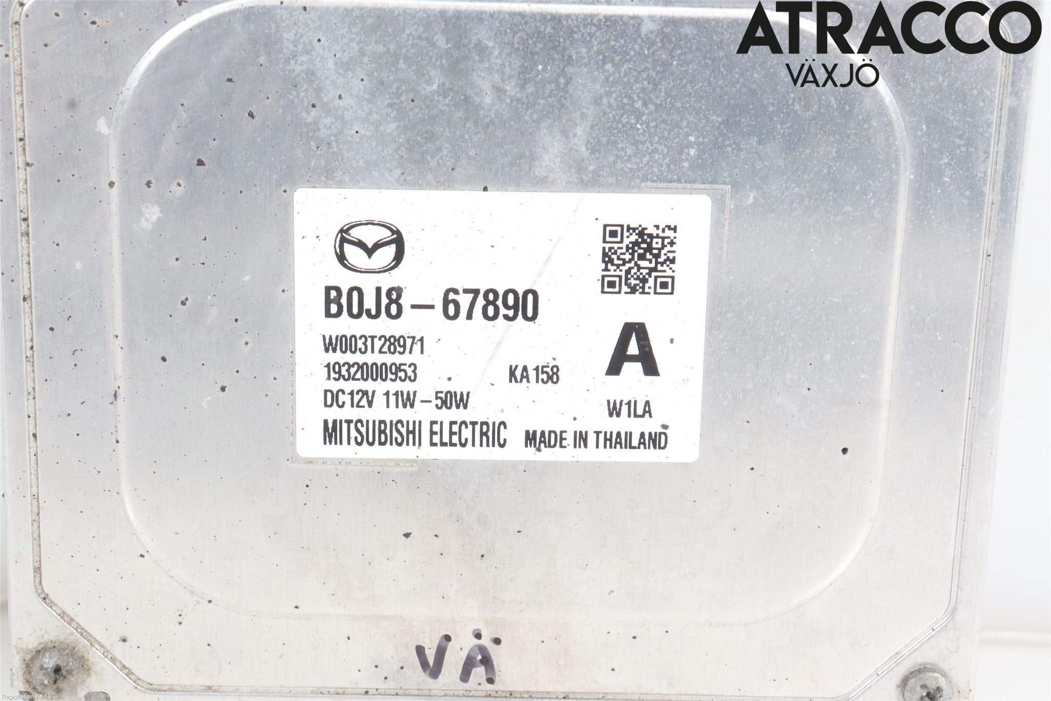 Mazda 3 IV 19- Styrenhet Strålkastare
