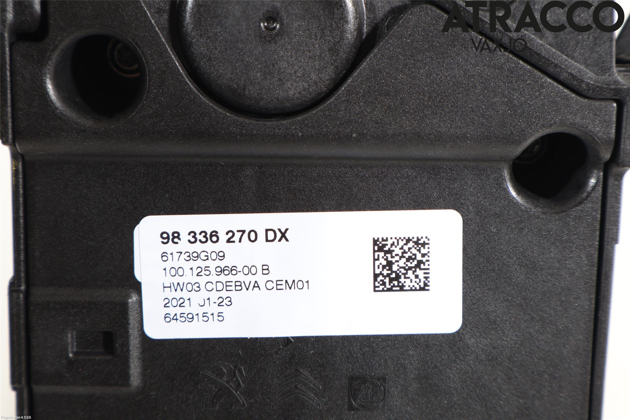 Peugeot 2008/E-2008 20- Växelspak