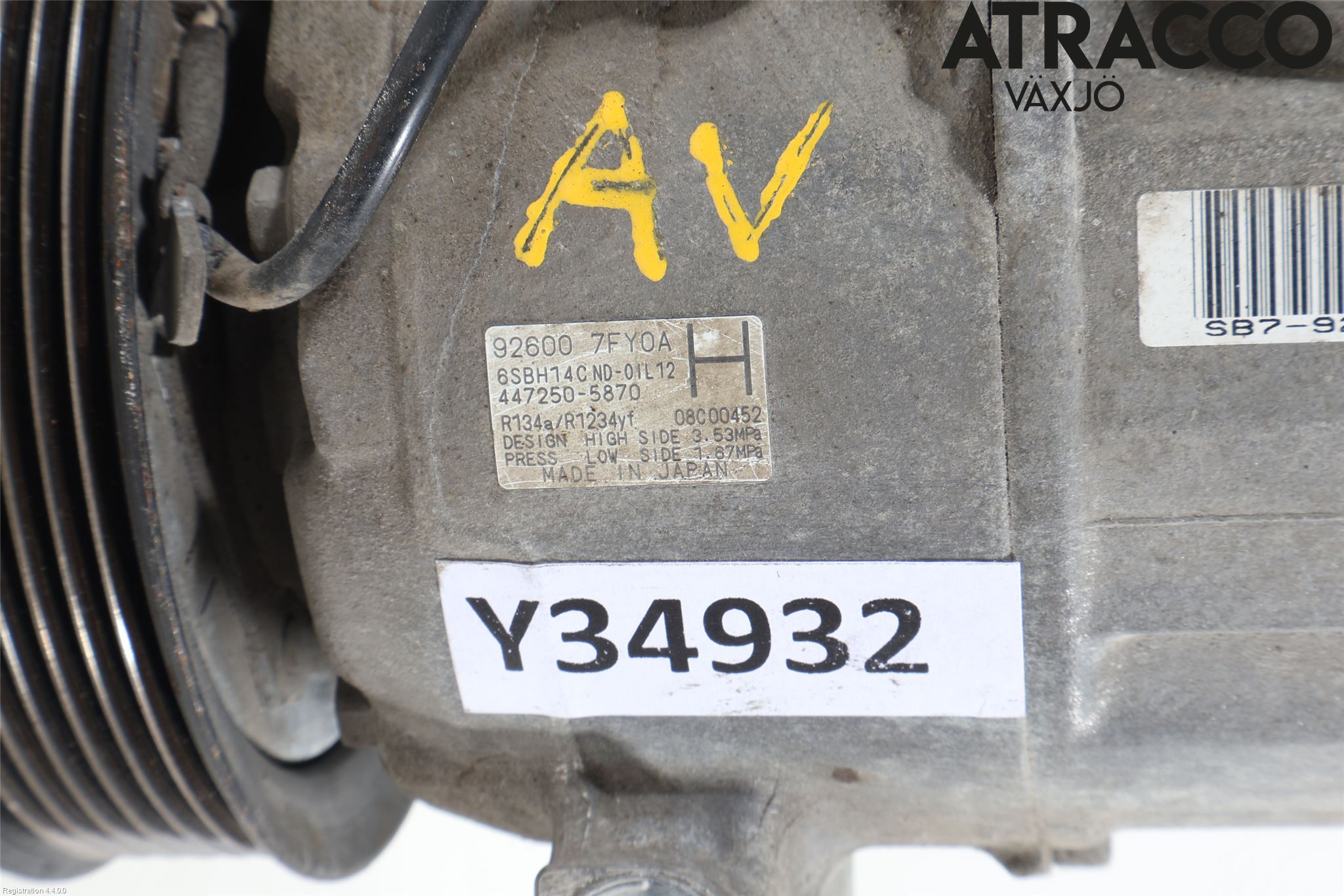 Nissan X-TRAIL 14-21 Ac Kompressor