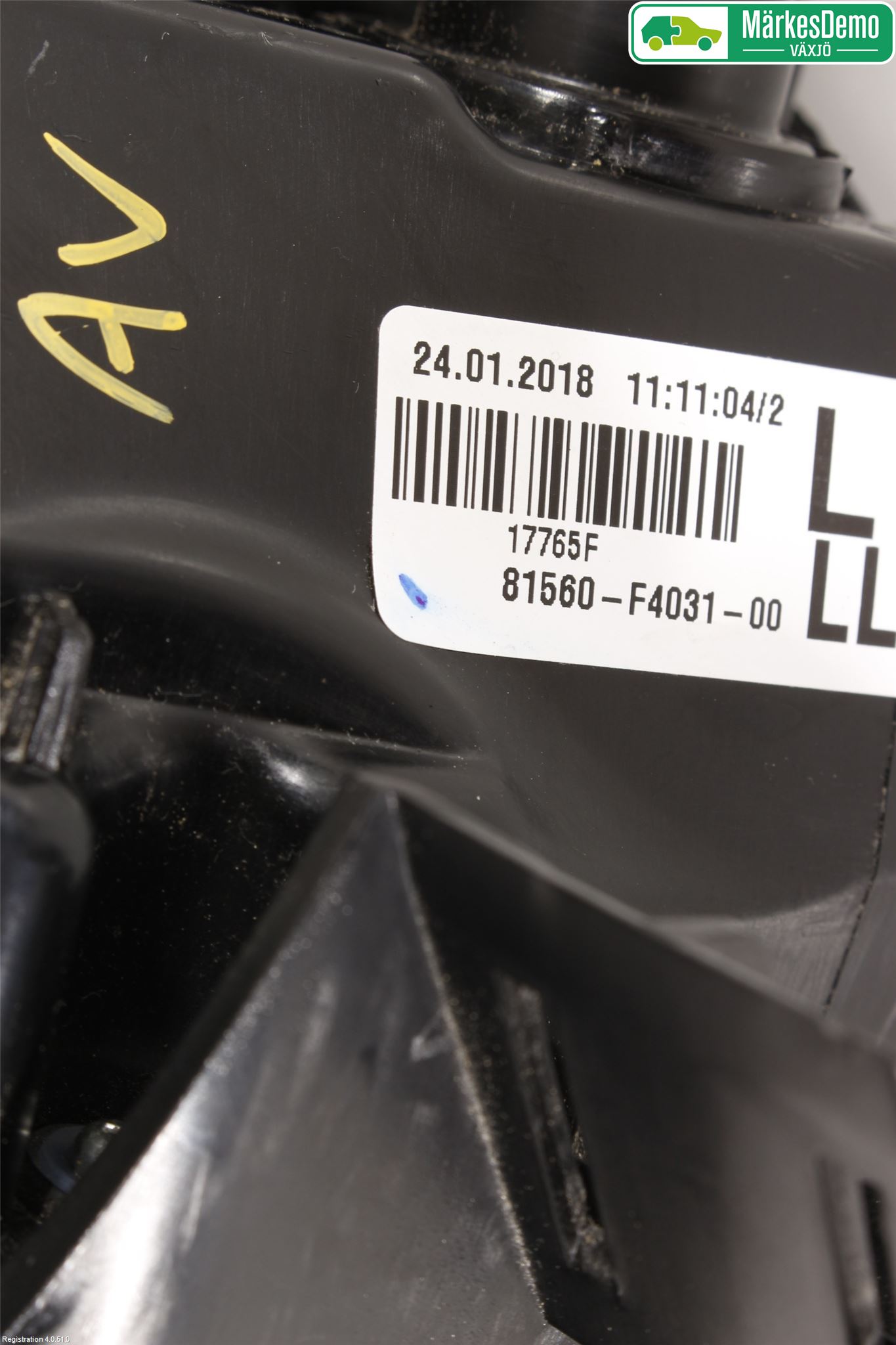 Toyota C-HR 16-23 Bakljus Vänster