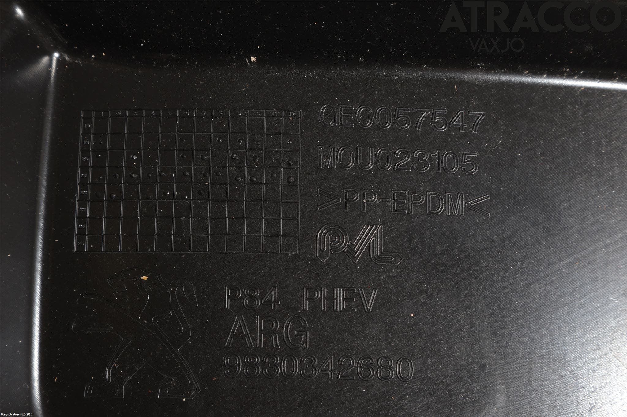 Peugeot 3008 17-24 Skärm Inner