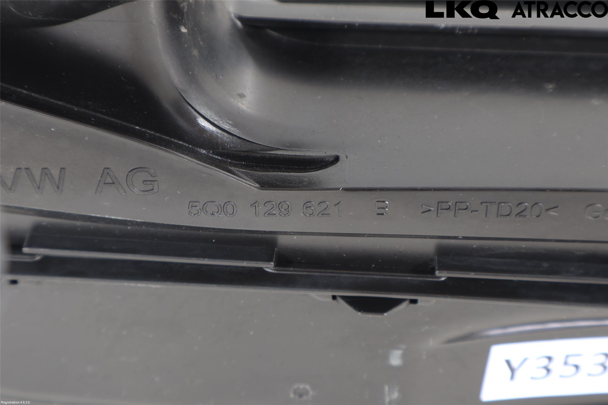 Volkswagen VW GOLF / E-GOLF VII 13-20 Förg-Bälg-Rör Mot Luftr