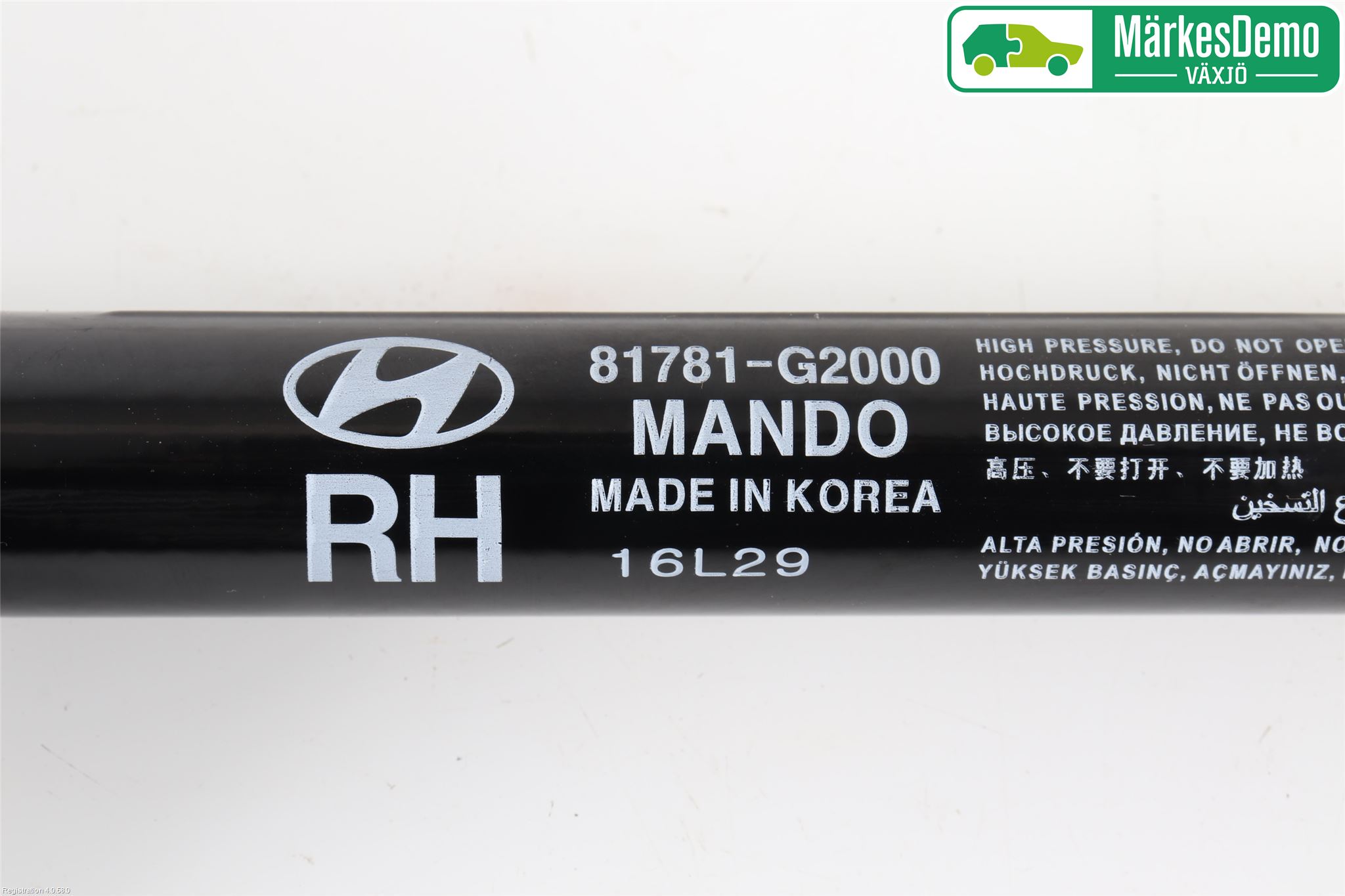 Hyundai IONIQ AE 17-22 Gasfjäder Baklucka