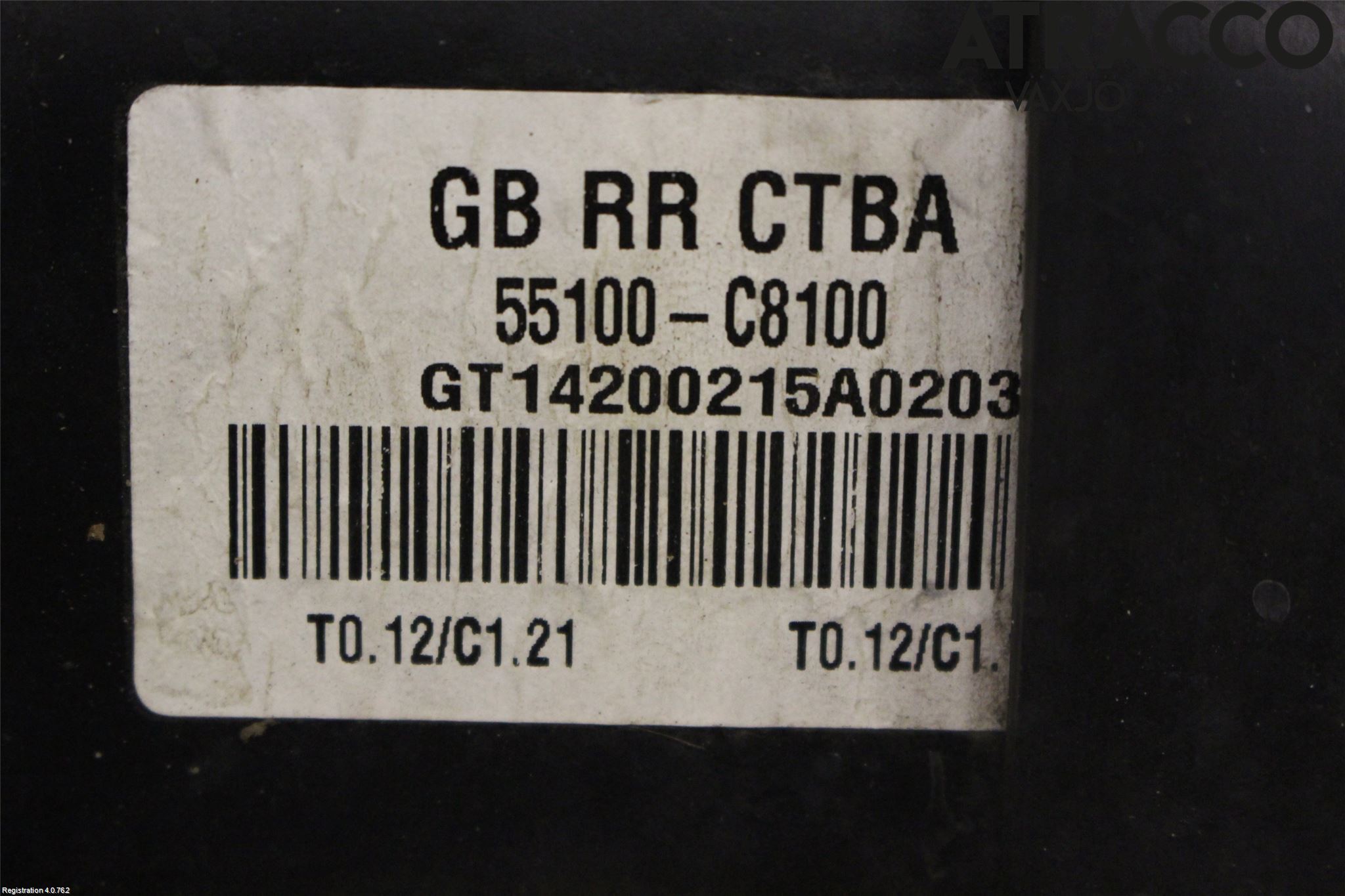 Hyundai i20 GB 15-20 Bakaxelbalk