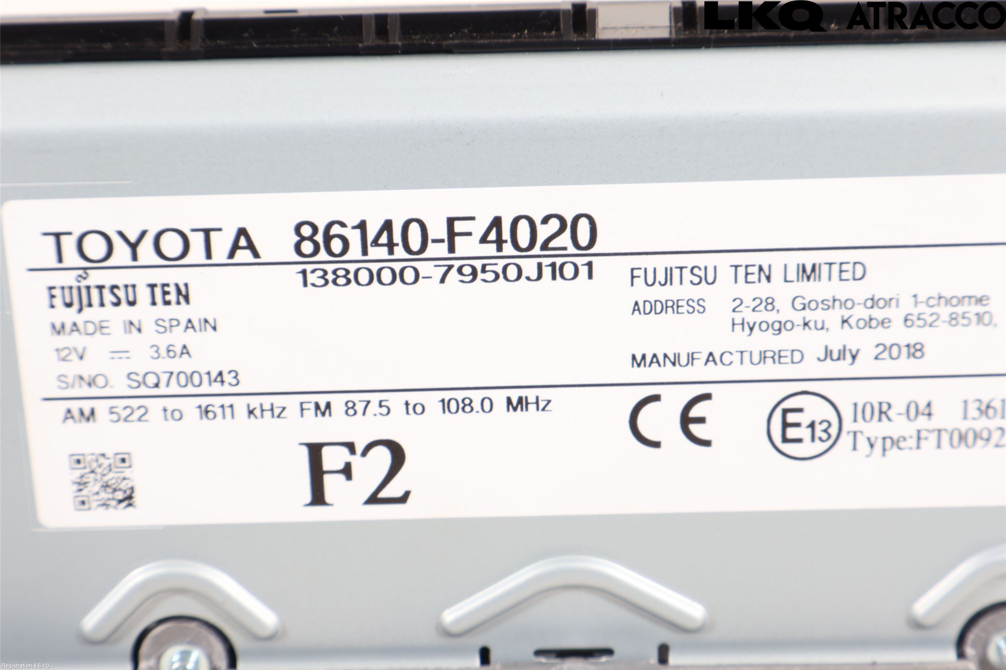 Toyota C-HR 16-23 Multifunktionsdisplay