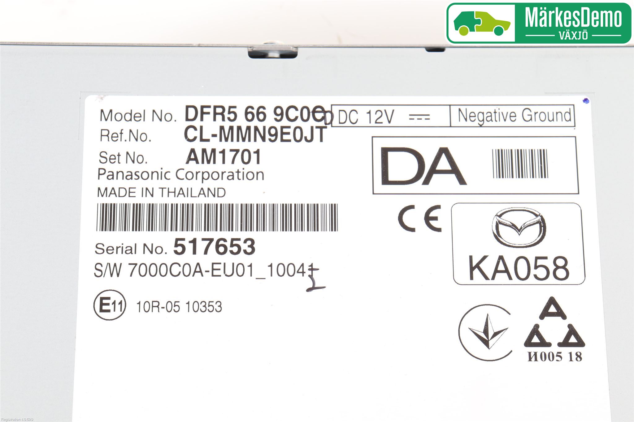 Mazda CX-30 20- Cd Radio - Multimediapanel