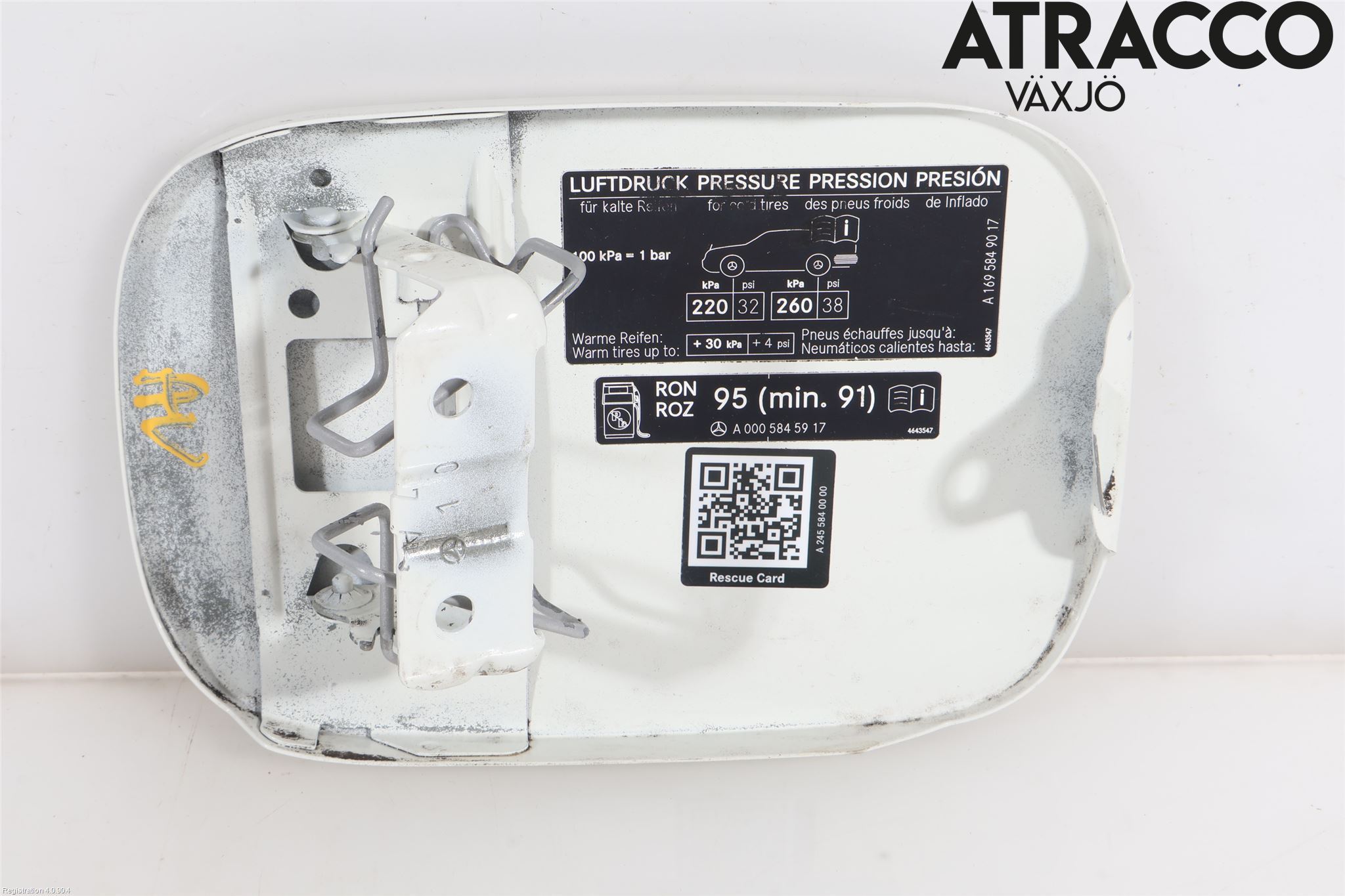 Mercedes-Benz MB B-KLASS (W245) 05-12 Tanklucka