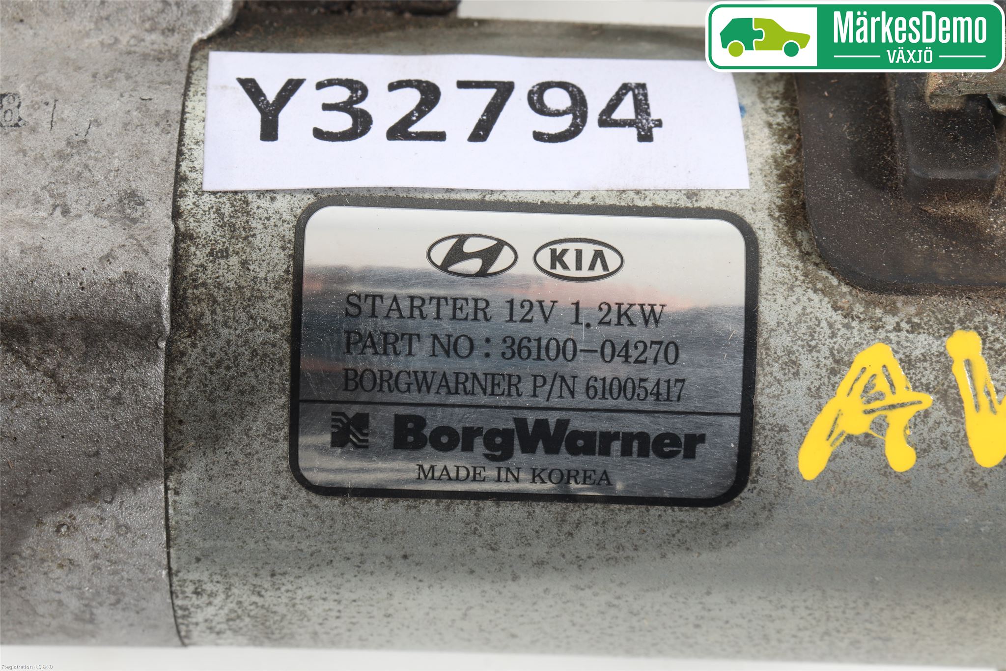 Hyundai i20 GB 15-20 Startmotor