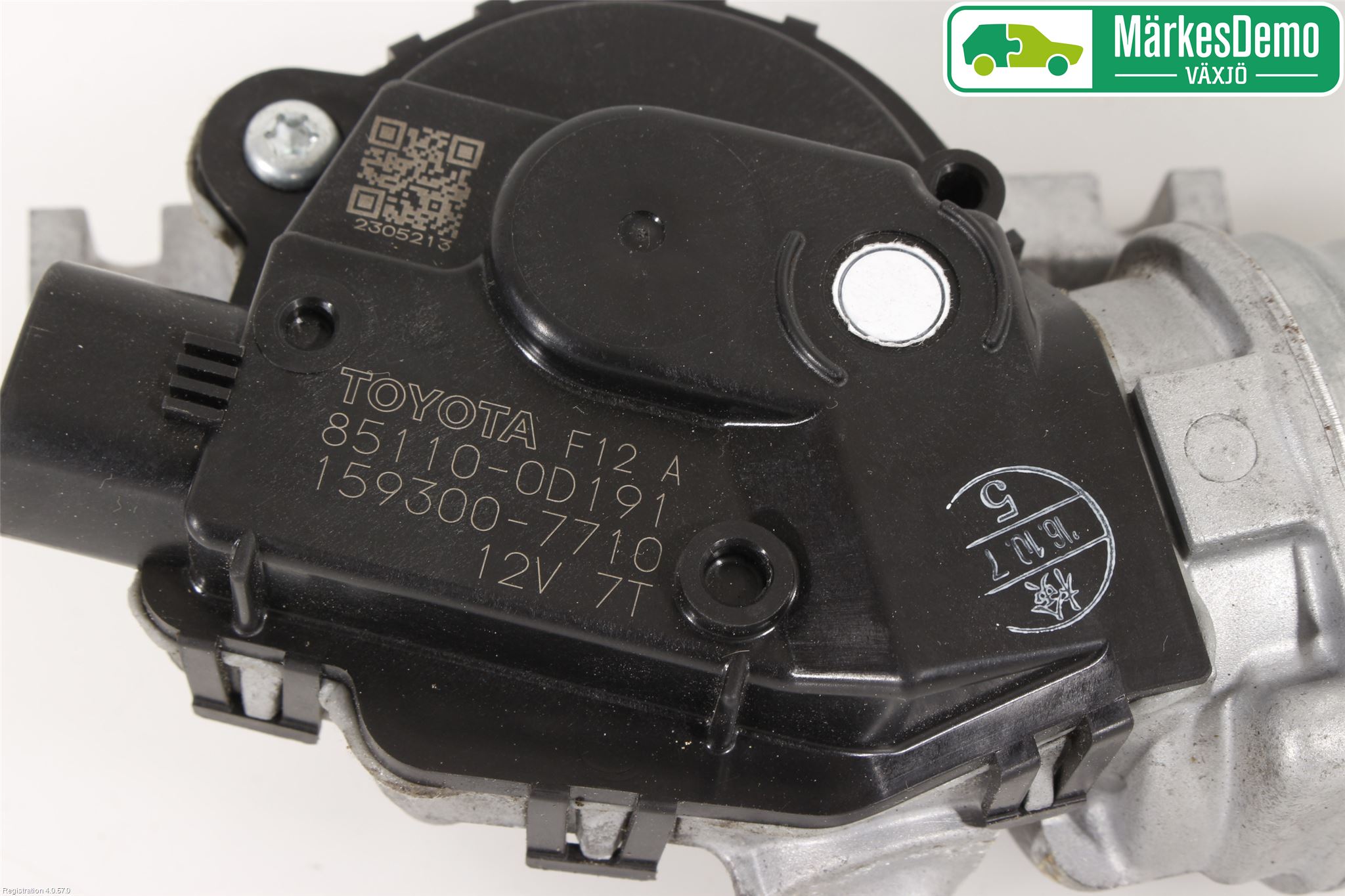 Toyota YARIS XP130 15-20 Torkarmotor Vindruta