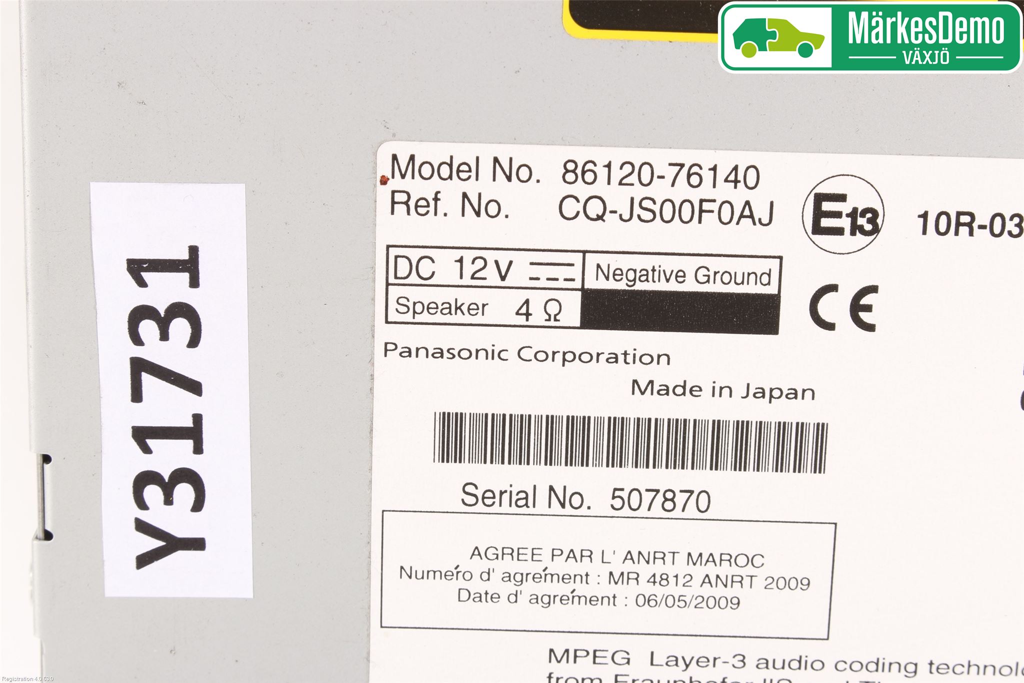 Lexus CT 200h Cd Radio - Multimediapanel