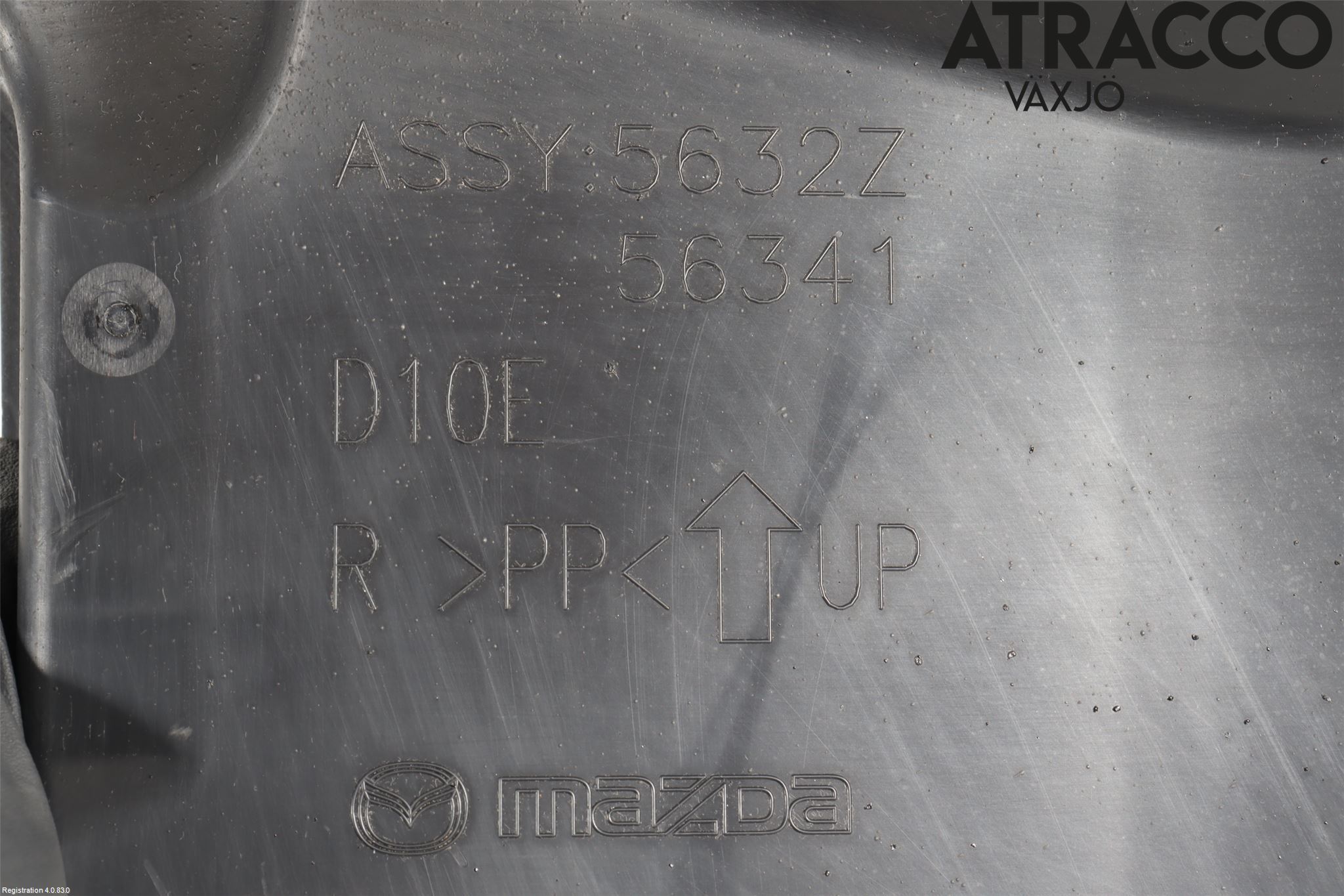 Mazda CX-3 Hasplåt Plåt-Plast