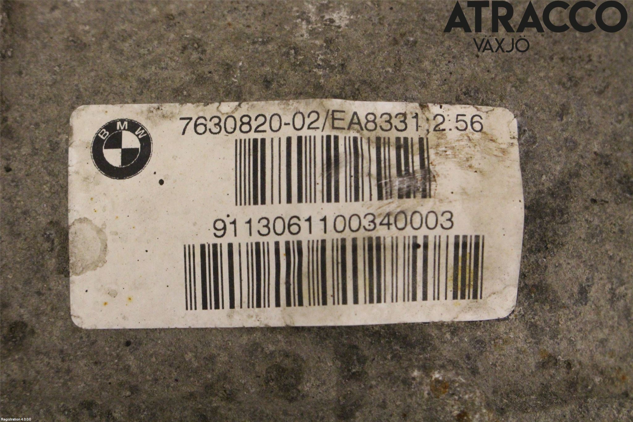 BMW 5 GT F07 09-17 Bakväxel-Diff