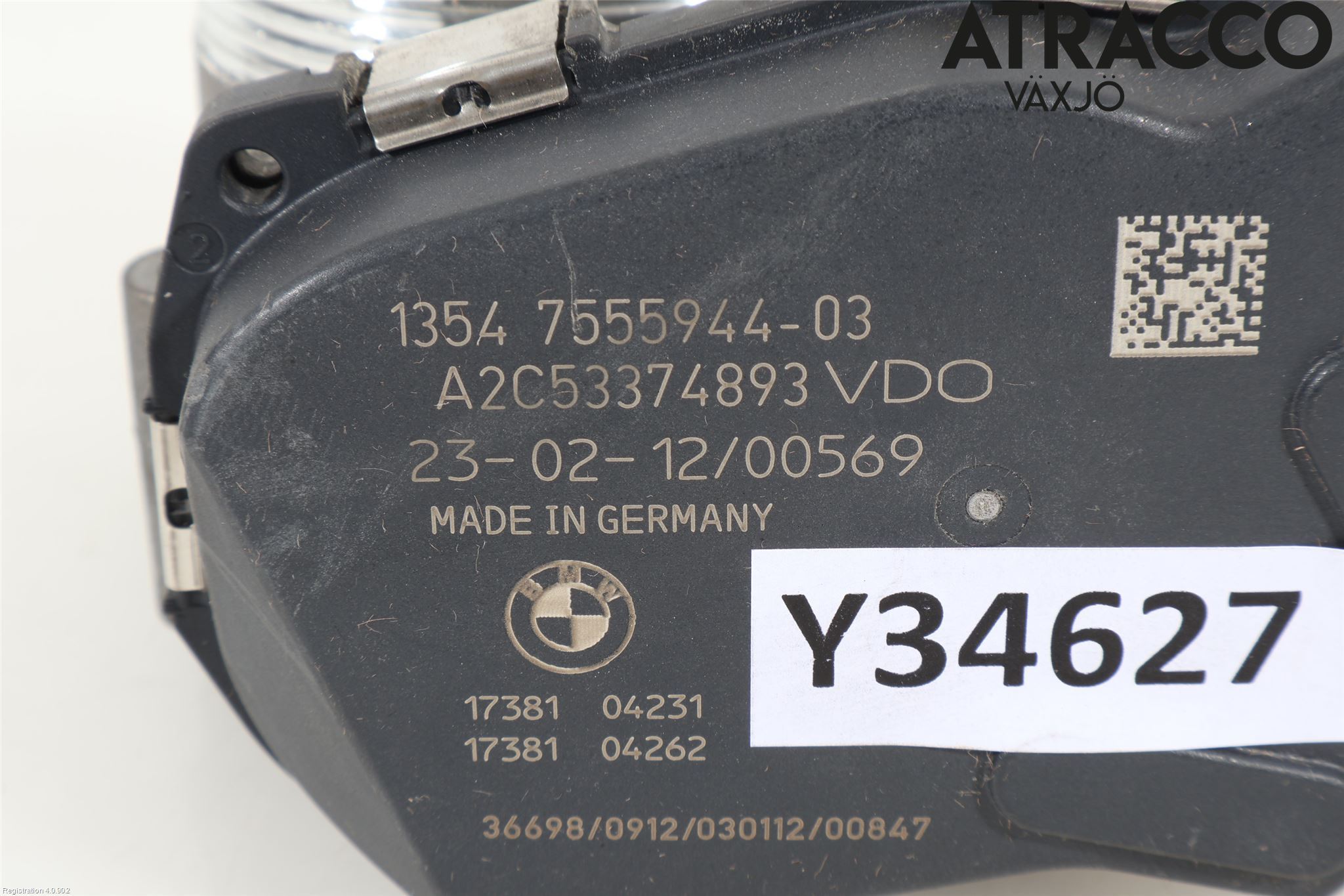 BMW 5 F10/F11/F18 09-17 Injspjällhus