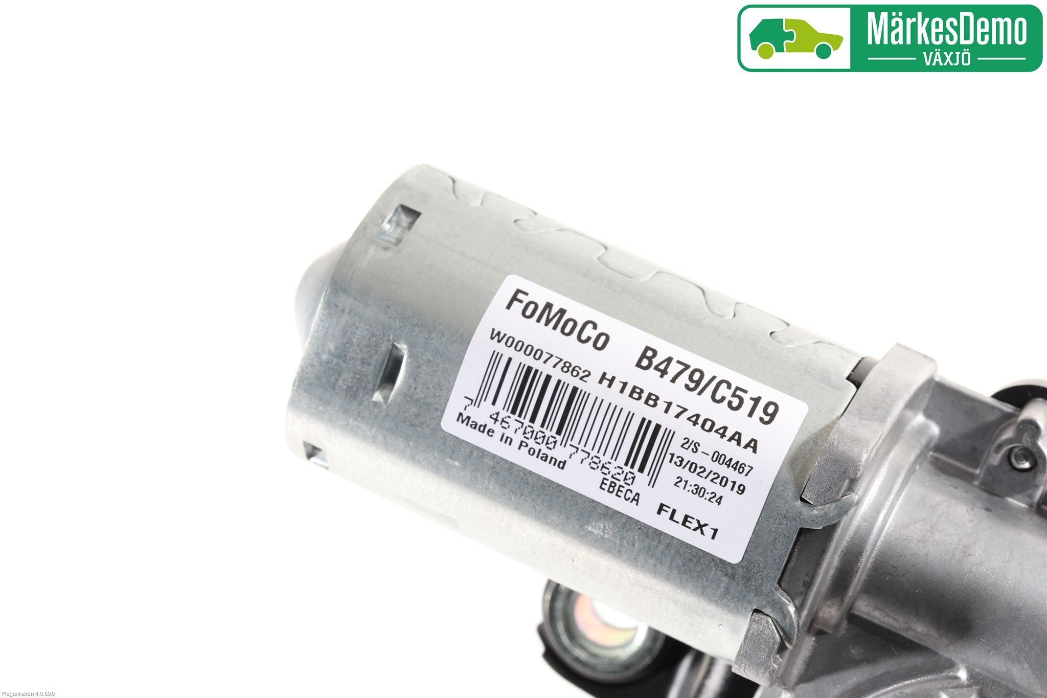 Ford FIESTA (VII) 18-23 Torkarmotor Baklucka