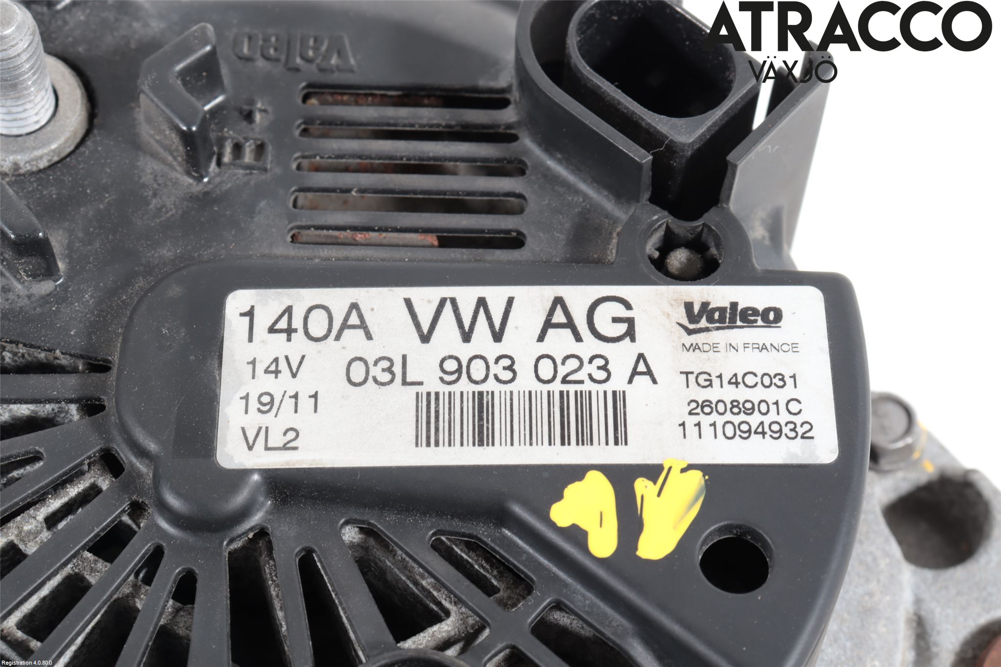 Volkswagen VW GOLF VI 09-13 Generator